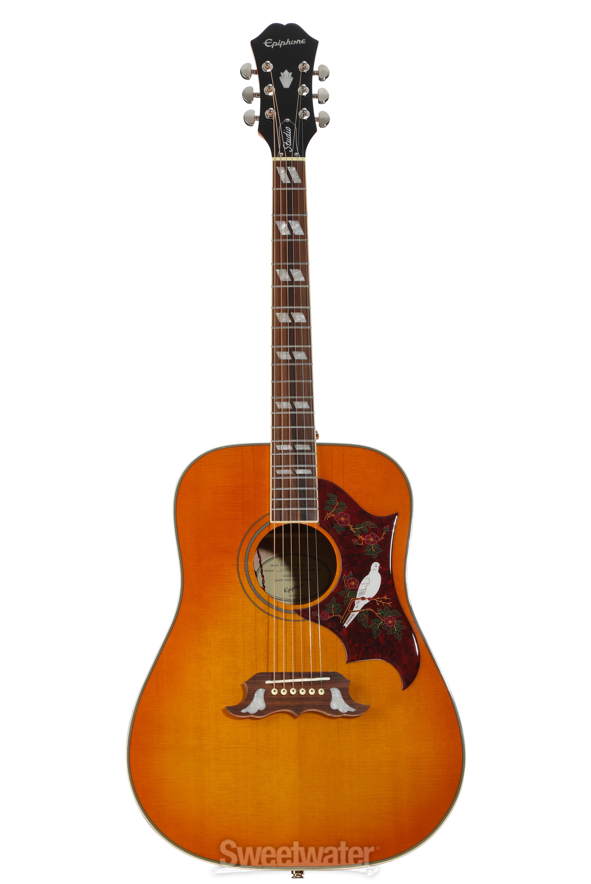 Epiphone Dove Studio Acoustic-electric Guitar - Violin Burst