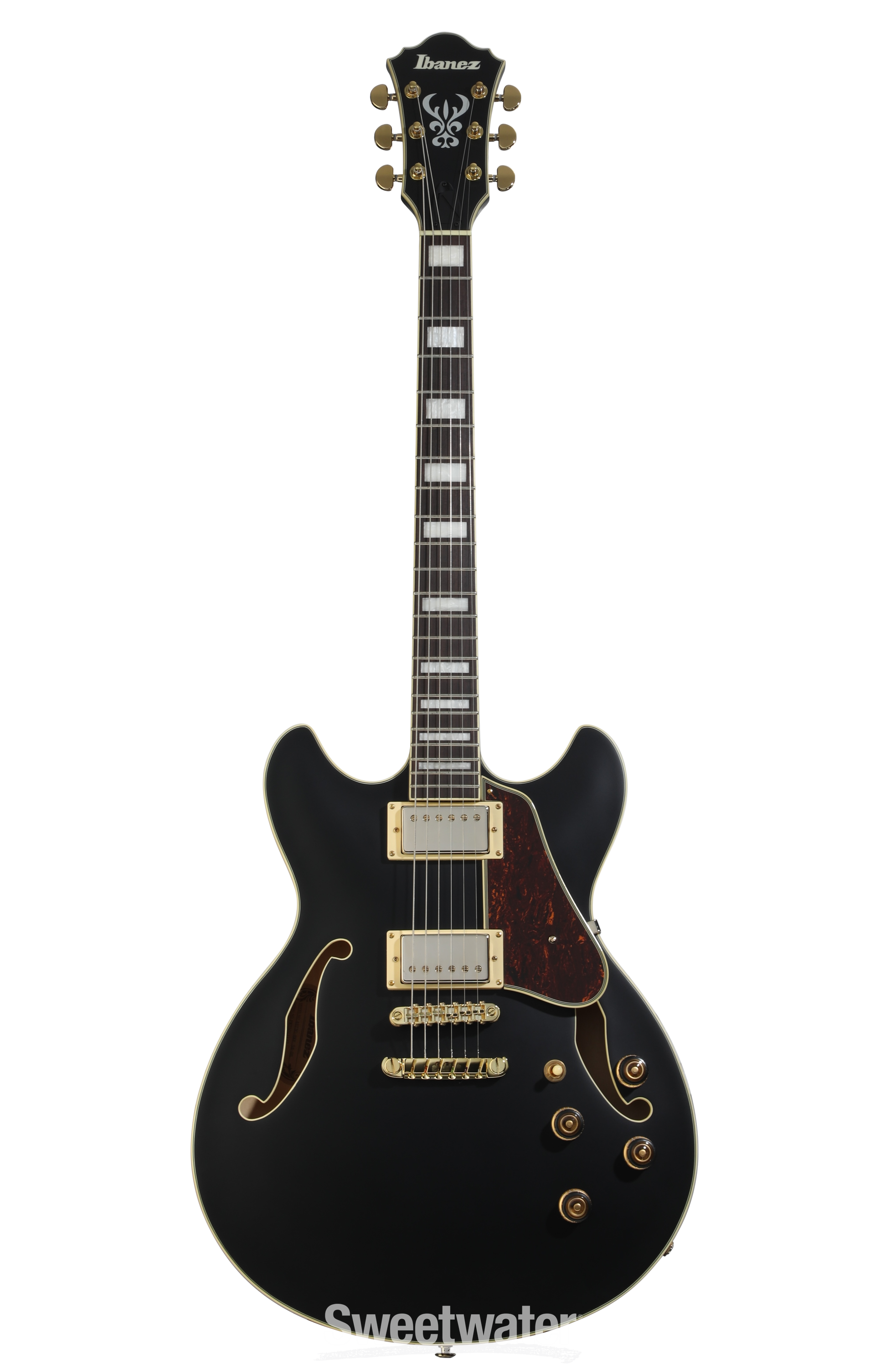 Ibanez Artcore AS73G Semi-hollowbody Electric Guitar - Black Flat
