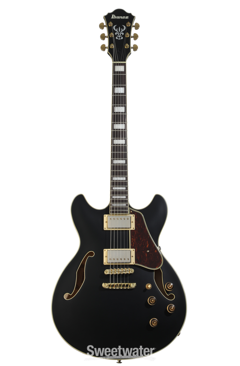 Ibanez Artcore AS73G Semi-hollowbody Electric Guitar - Black Flat