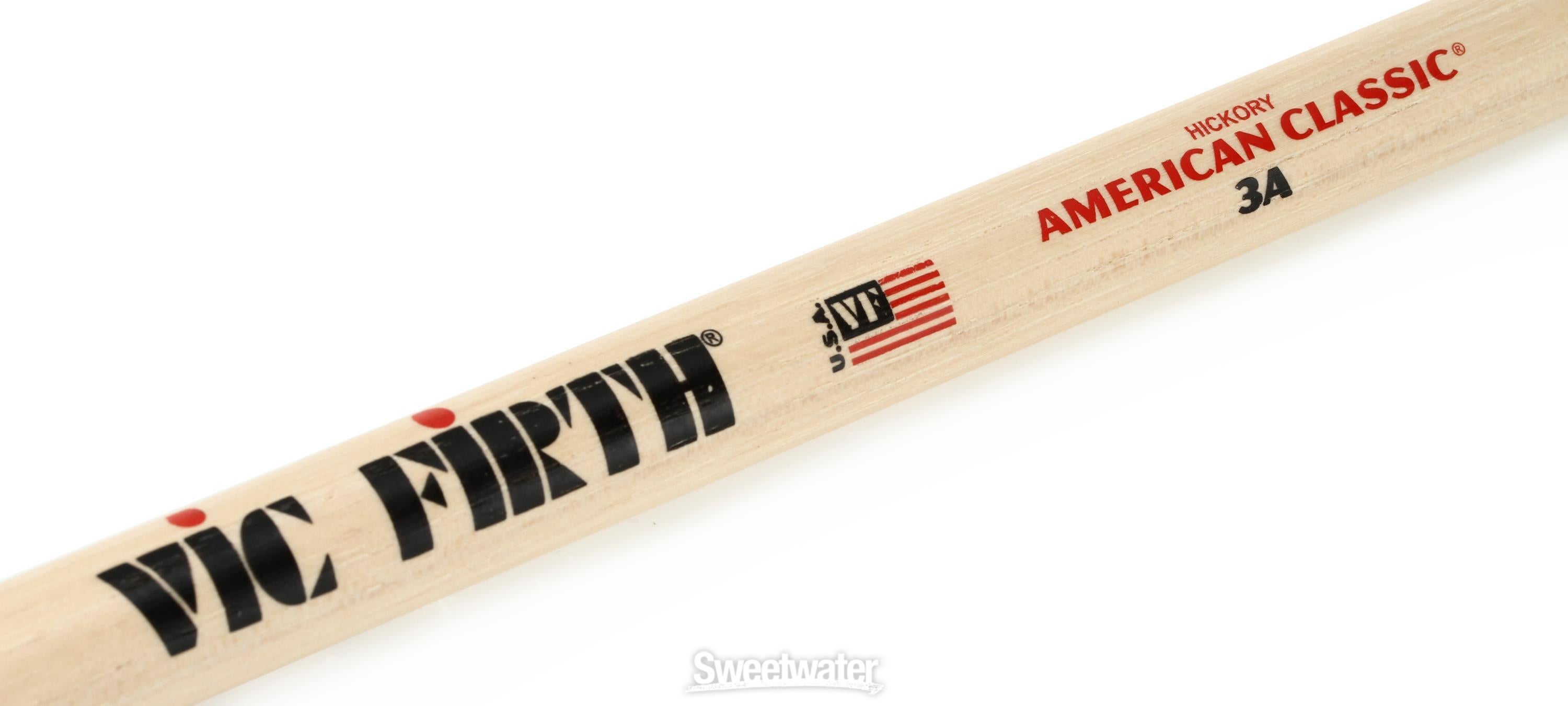 Vic Firth American Classic Drumsticks - 3A - Wood Tip | Sweetwater