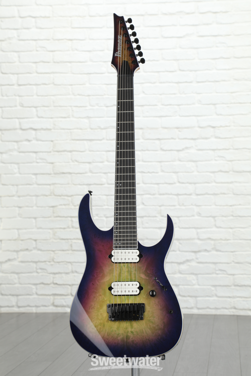 Ibanez Iron Label RGIX7FDLB - Northern Lights Burst | Sweetwater Ibanez Iron Label RGIX7FDLB - Northern Lights Burst | Sweetwater