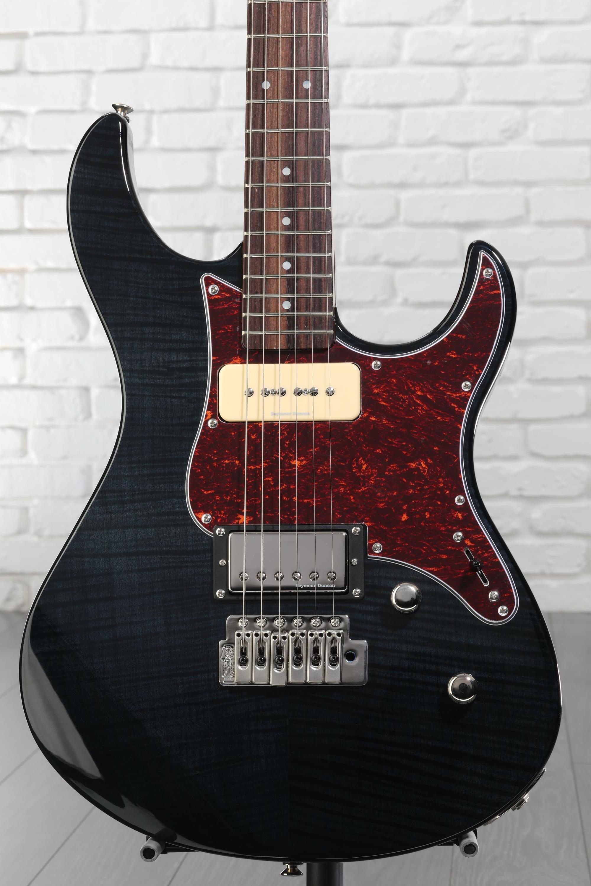 Yamaha PAC611VFM Pacifica Electric Guitar - Trans Black | Sweetwater