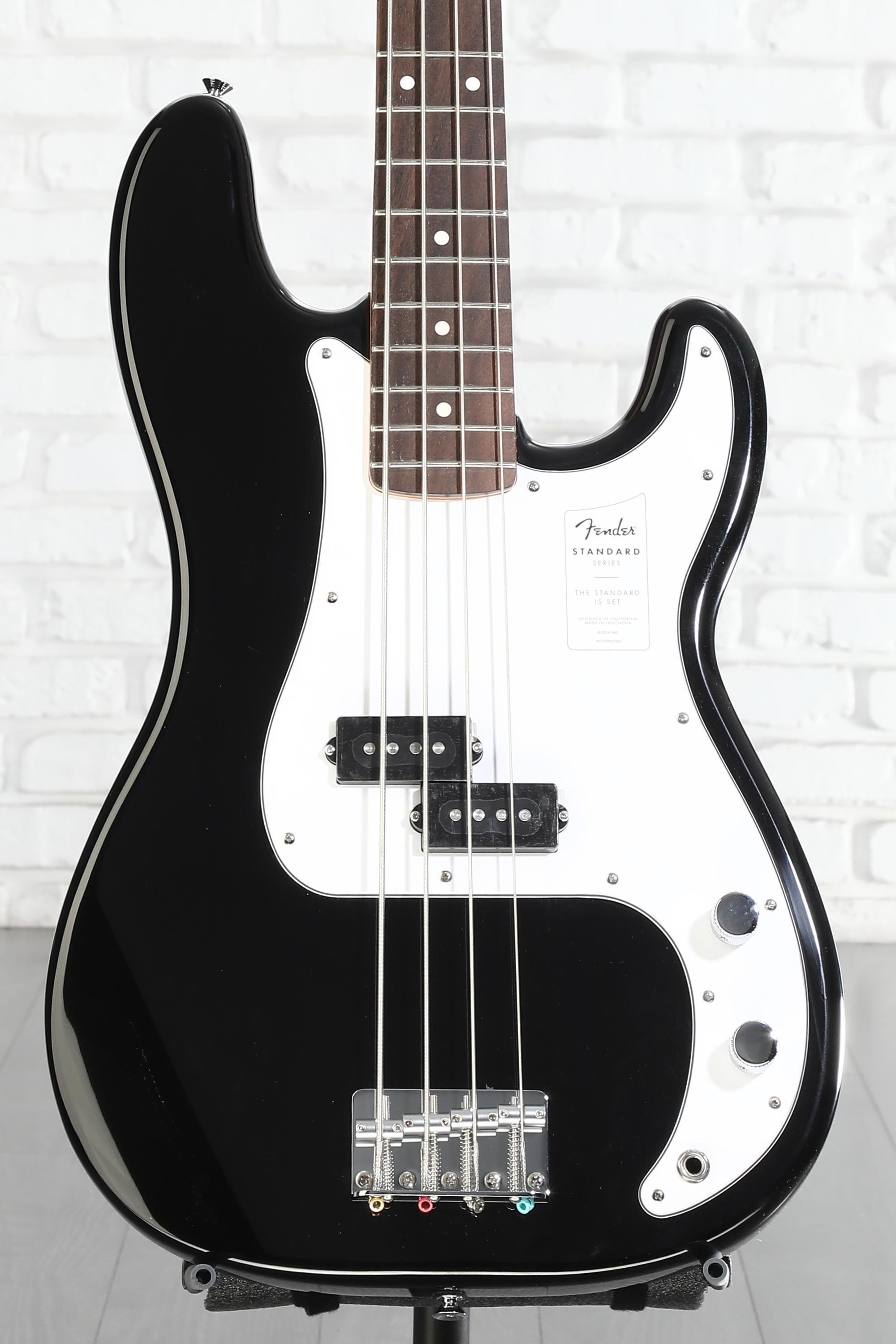 Fender Standard Precision Bass - Black, Laurel Fingerboard