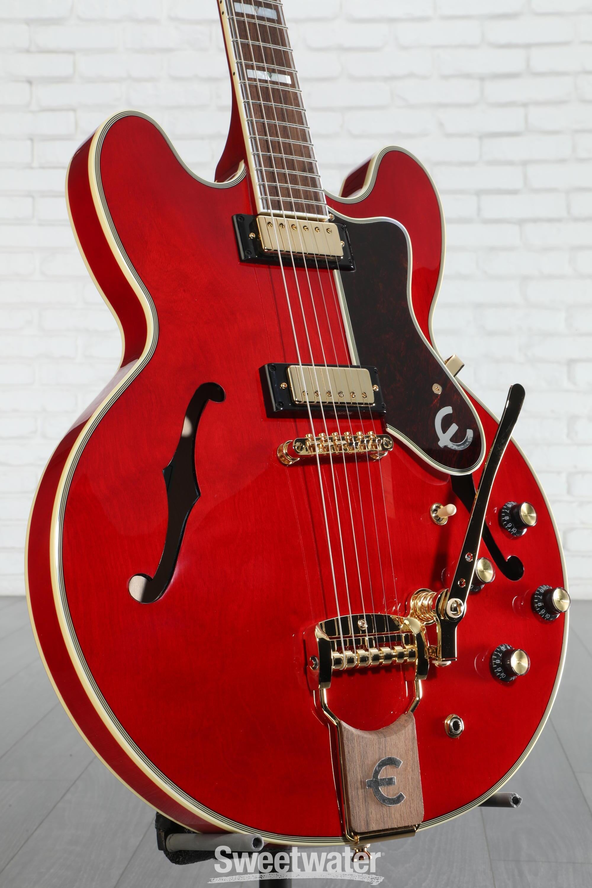 ギター Epiphone 150th Anniversary Sheraton Epiphone 150th Anniversary Sheraton Electric Guitar - Cherry