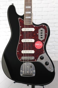 Product Image - This Item - Squier Classic Vibe Bass VI Guitar - Black