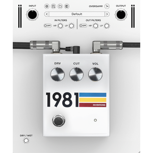 MixWave 1981 DRV Distortion Pedal Plug-in | Sweetwater MixWave 1981 DRV Distortion Pedal Plug-in | Sweetwater