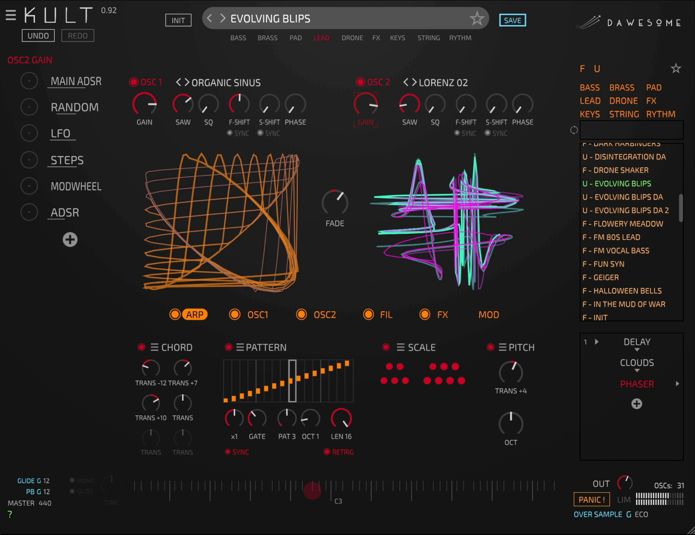 Tracktion Kult Synthesizer Plug-in | Sweetwater