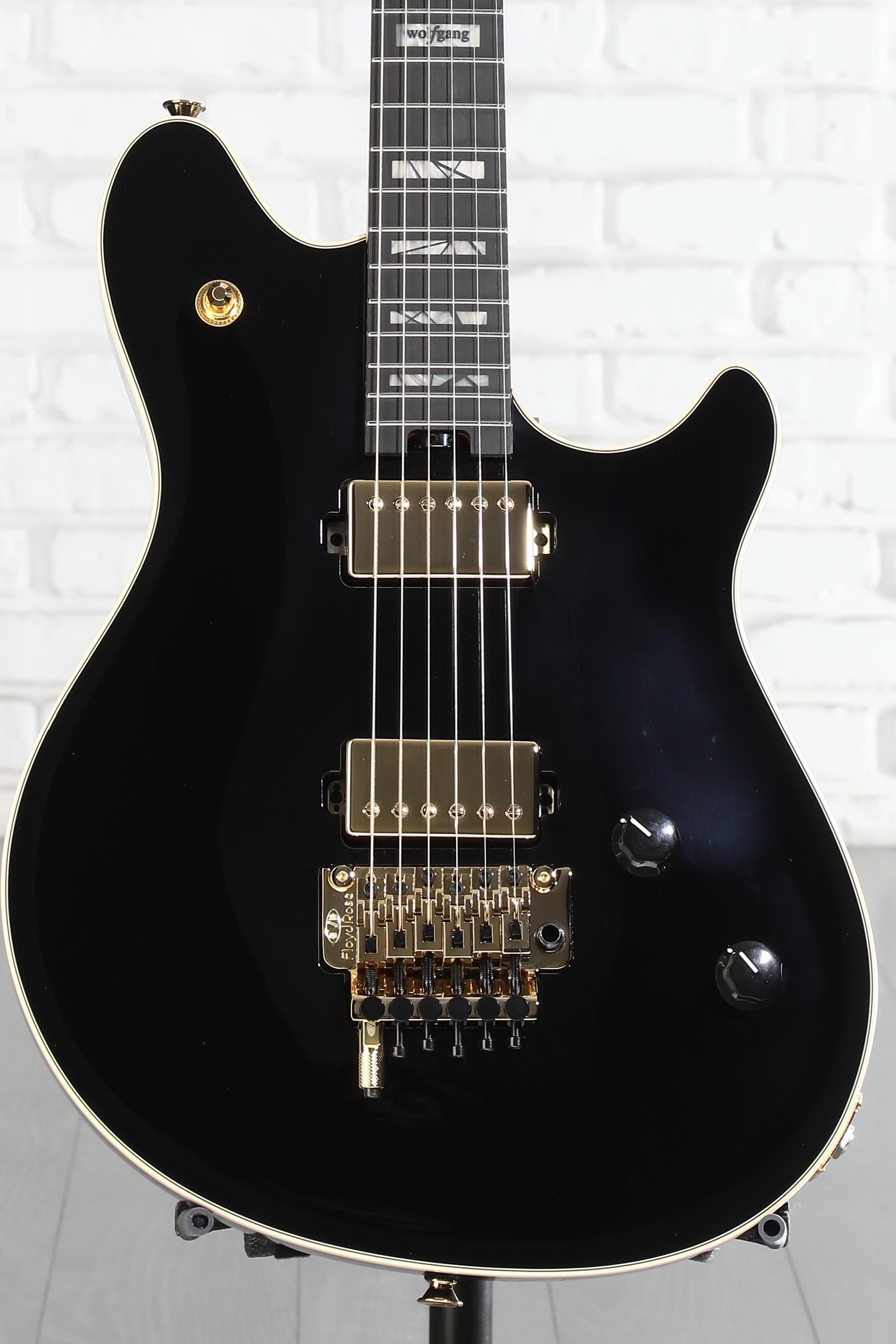 EVH Custom Shop Wolfgang HH Electric Guitar - Black | Sweetwater
