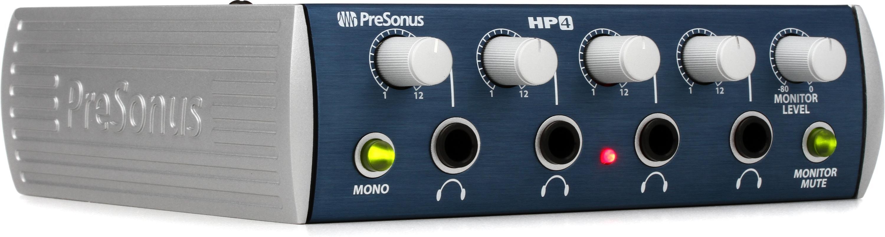 PreSonus HP4 4-channel Headphone Amplifier | Sweetwater