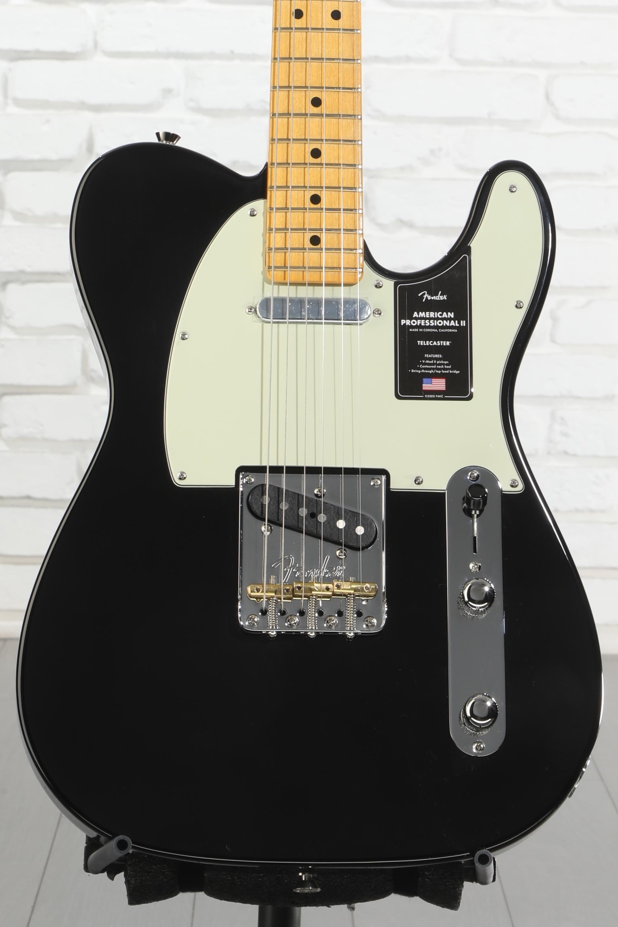 Fender Telecaster AmericanProfessionalⅡ Fender American Professional II Telecaster - Black with Maple