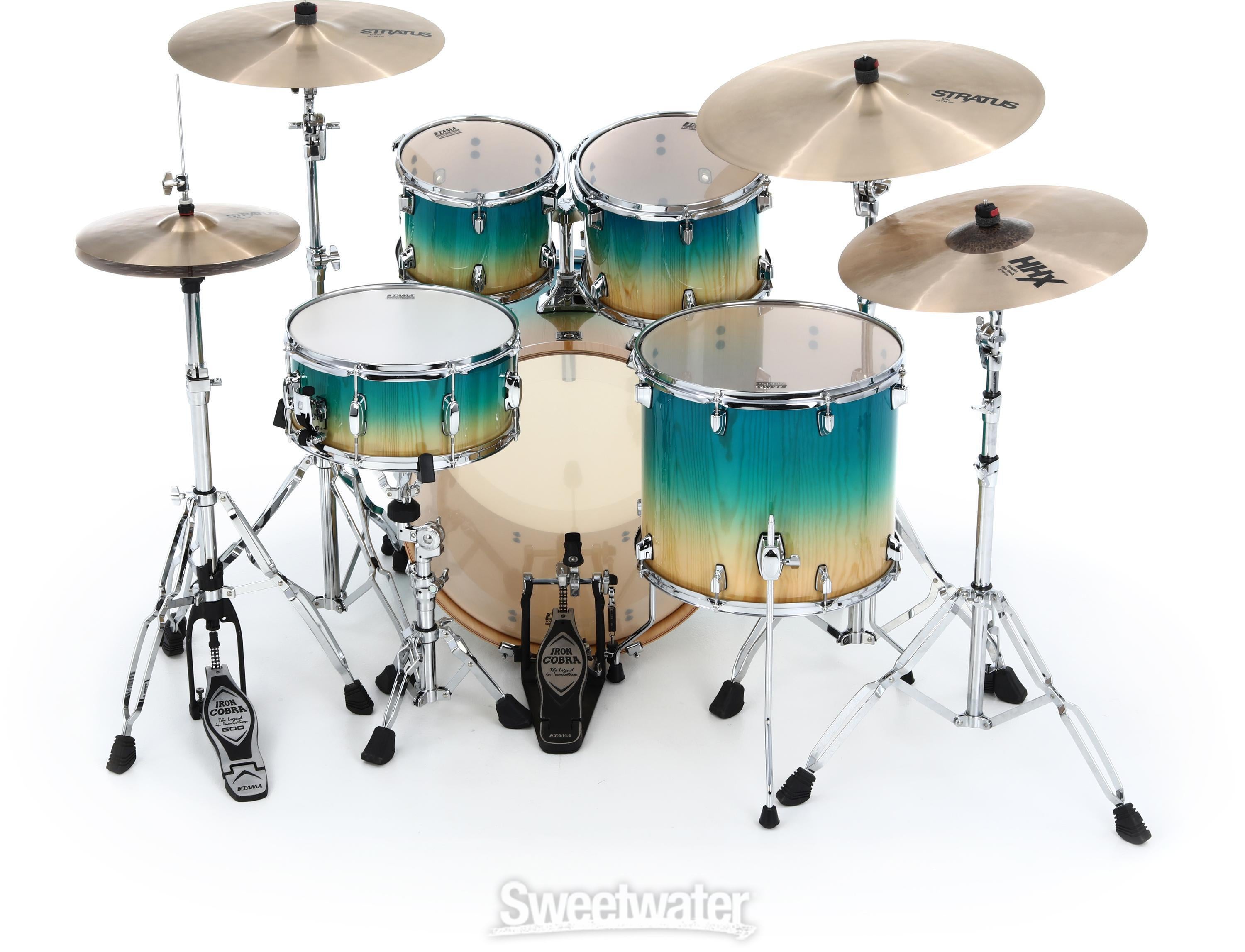tama キャデラ TAMA Starclassic Maple 4-Piece Shell Pack With Black Nickel