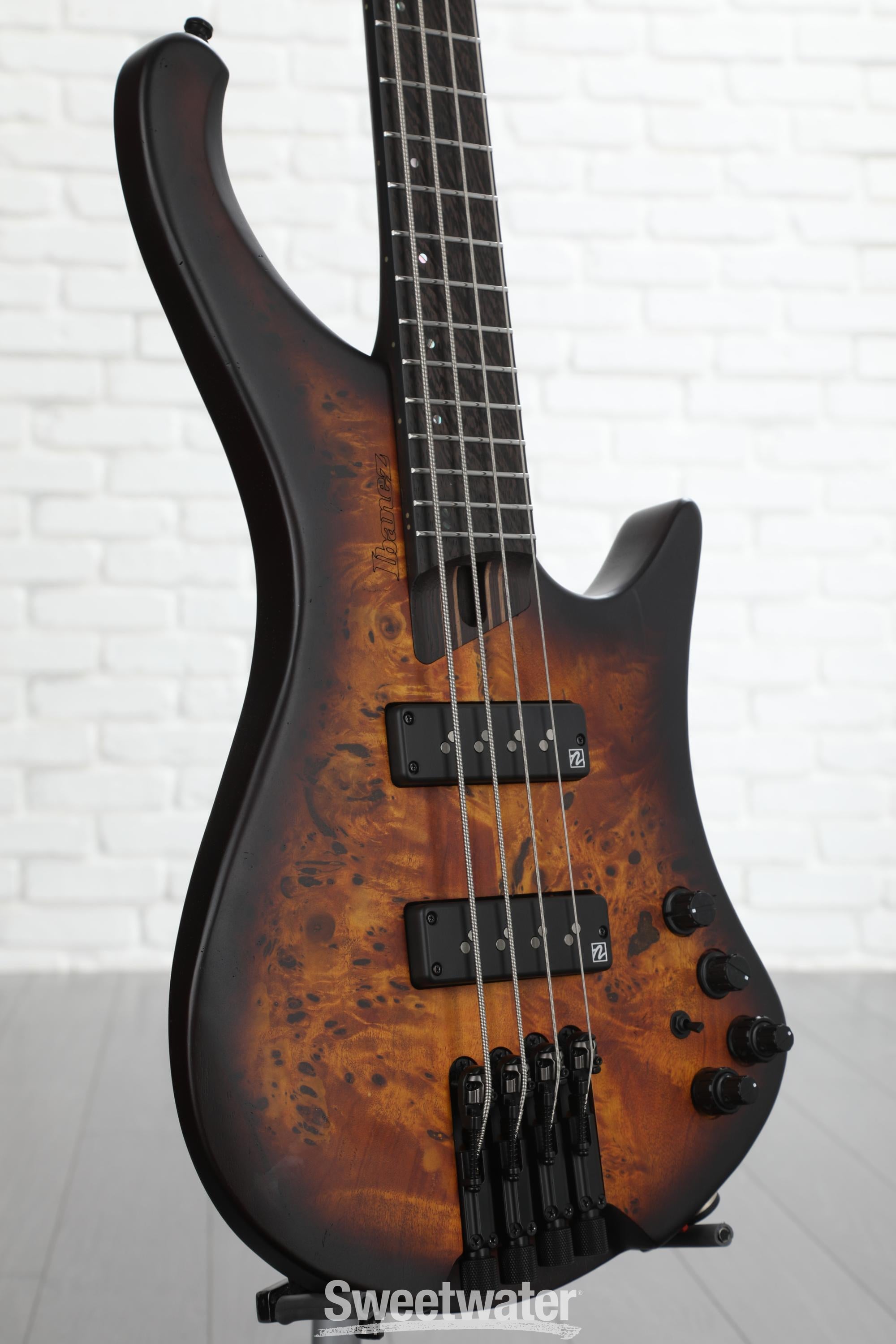 Ibanez Bass Workshop EHB1500 Bass Guitar - Dragon Eye Burst Flat