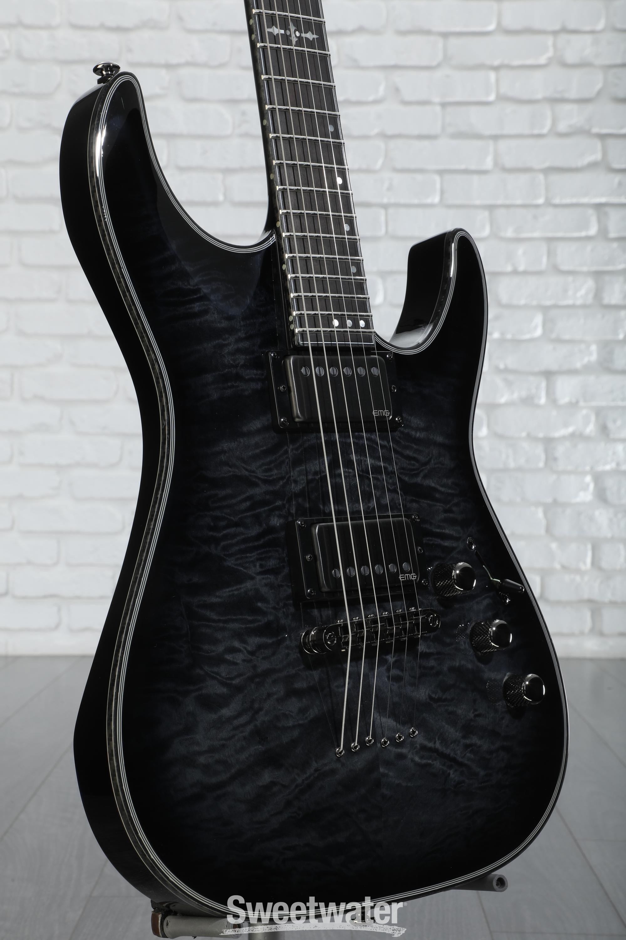 Schecter Hellraiser Hybrid C-1 - Trans Black Burst | Sweetwater