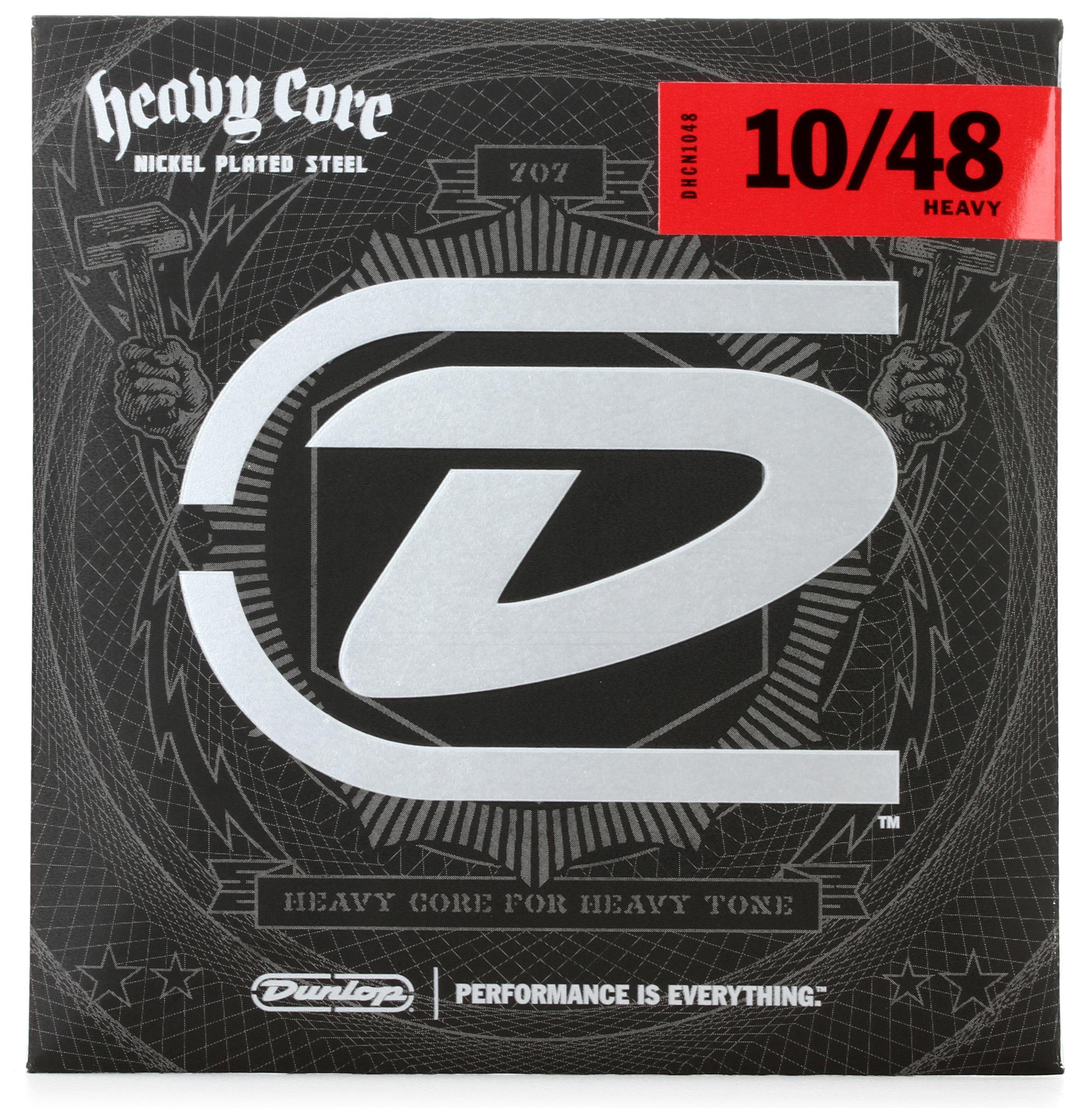 Dunlop DHCN1048 Heavy Core NPS Electric Guitar Strings .010