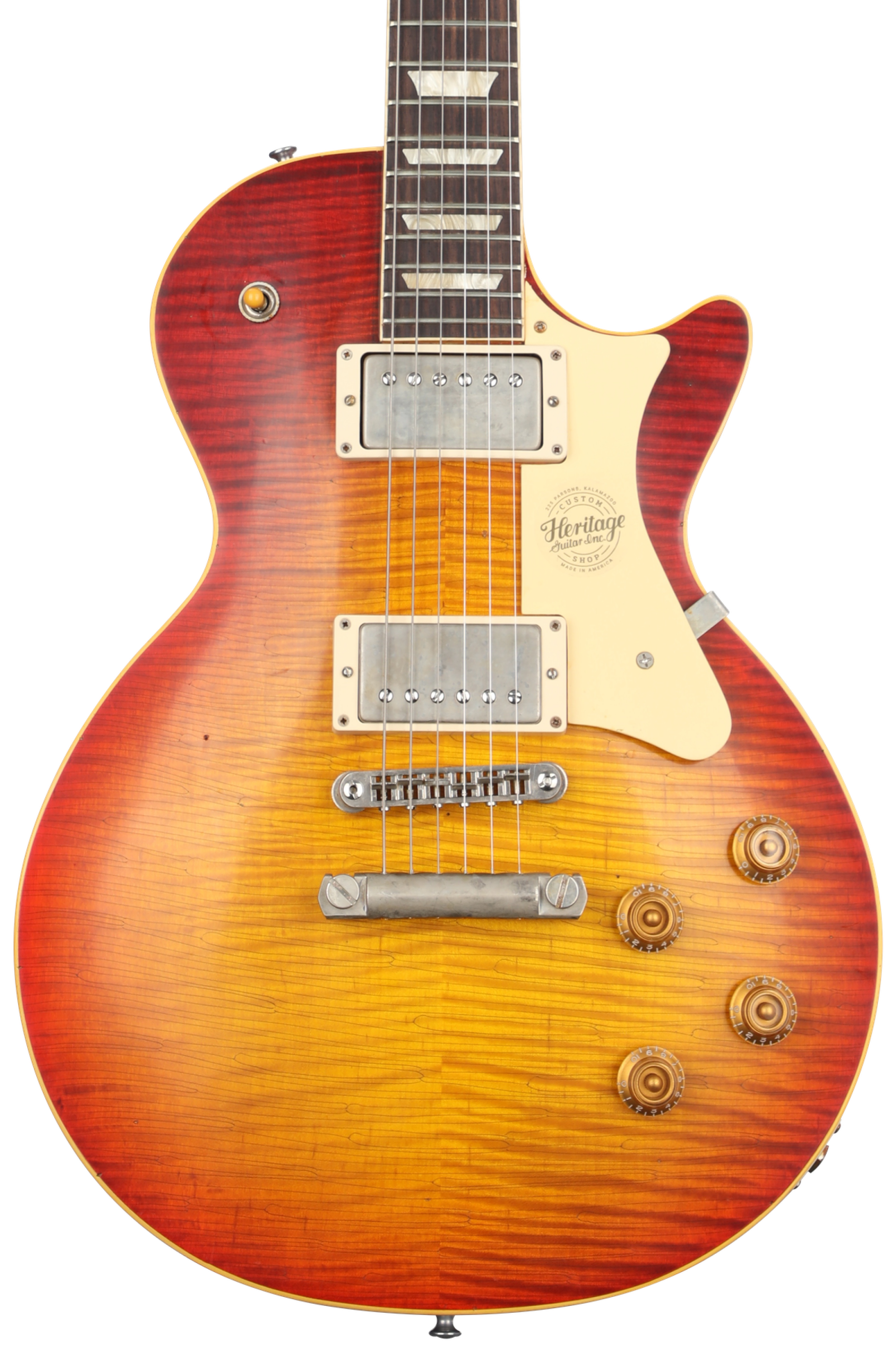 Heritage Artisan Aged Custom Core H-150 - Dark Cherry Sunburst