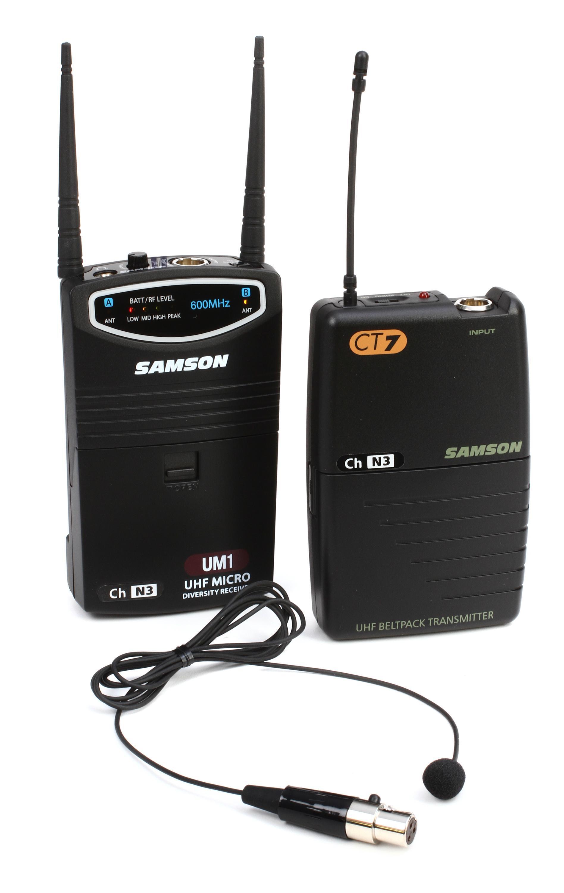 Samson UM1 77 Lavalier Wireless System Channel N3 Sweetwater