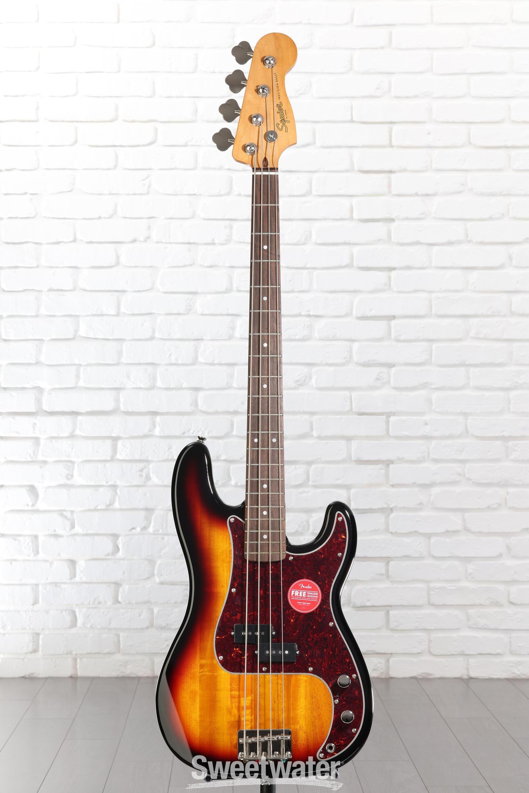 Squier Classic Vibe '60s Precision Bass - 3-Tone Sunburst | Sweetwater