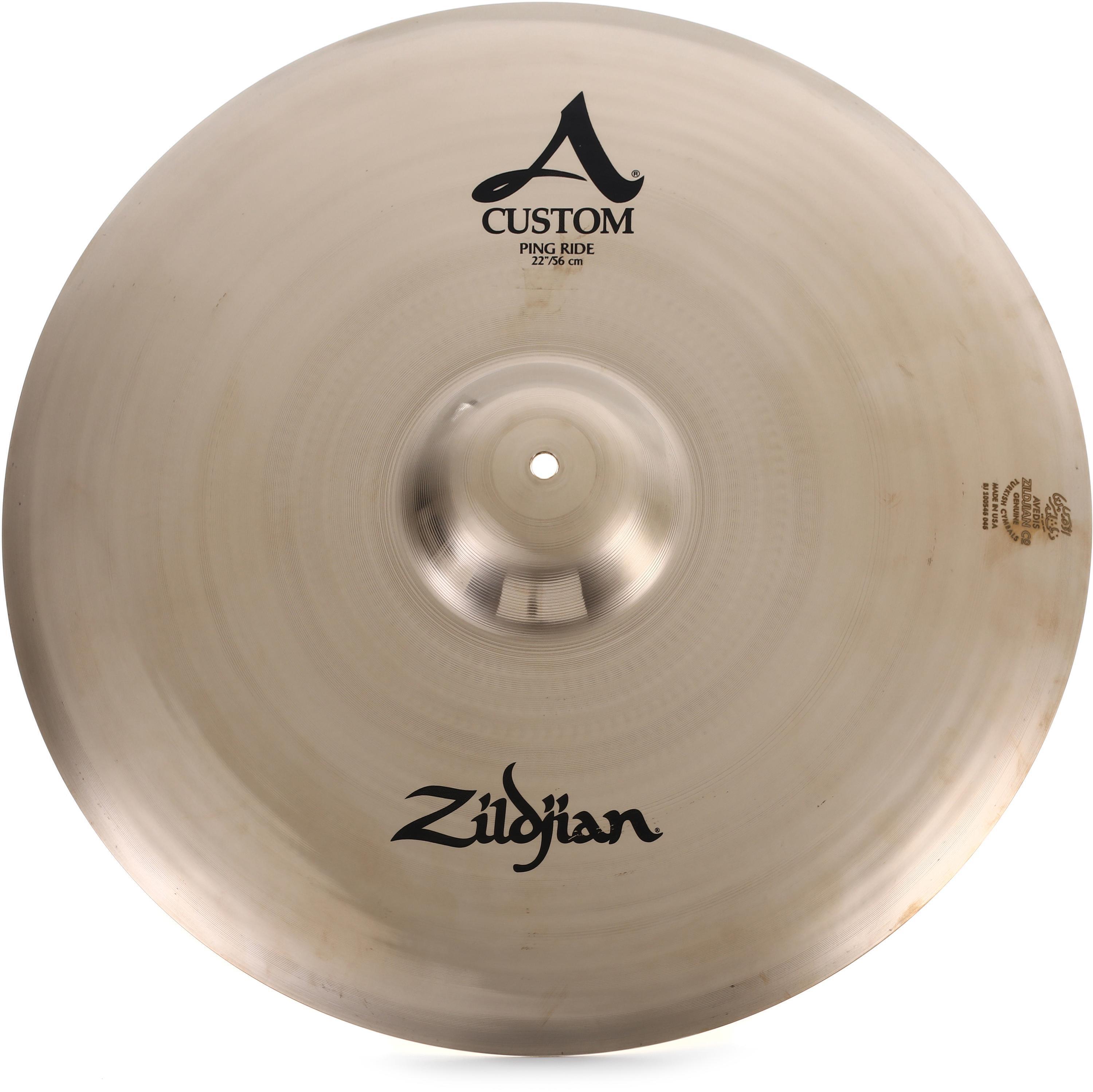 Zildjian 22 inch A Custom Ping Ride Cymbal | Sweetwater