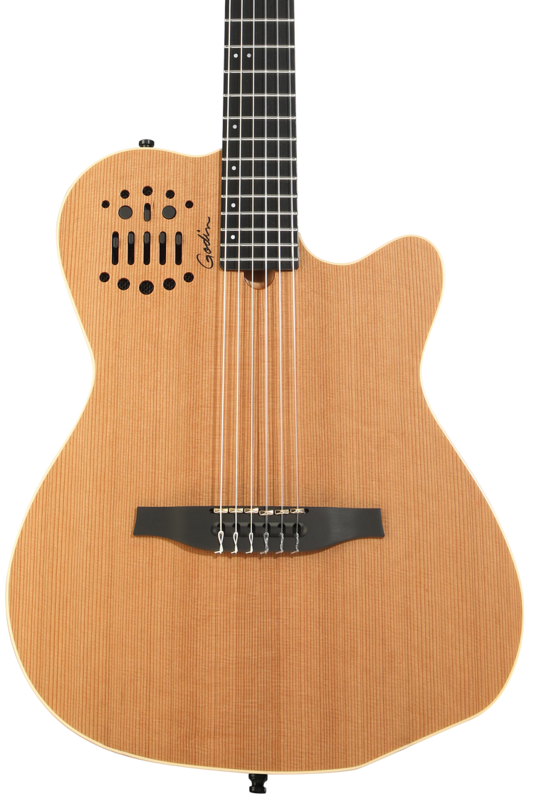 Godin ACS-SA Slim, Nylon String Acoustic-Electric Guitar - Natural