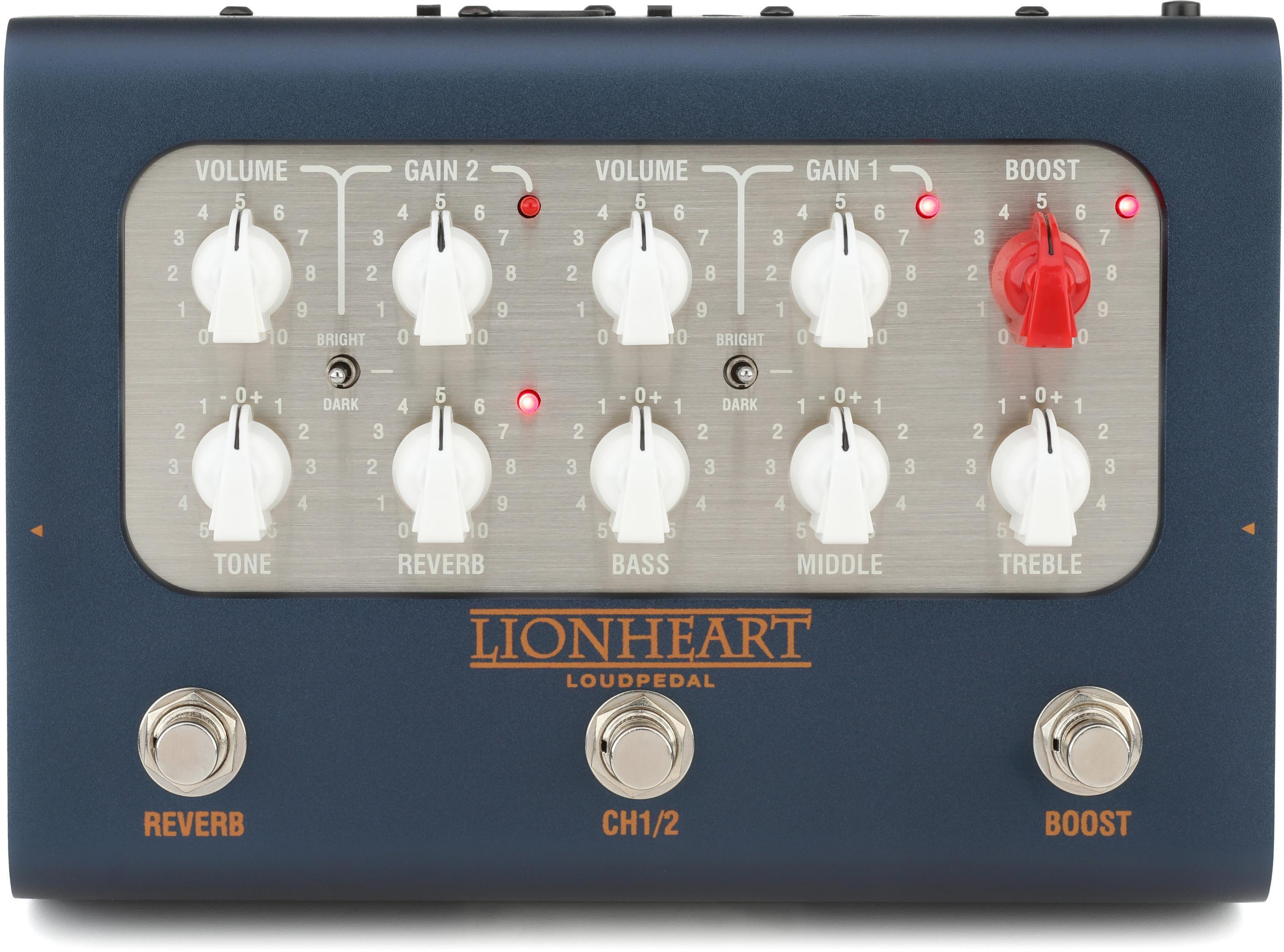 Laney ペダル型アンプ LIONHEART LOUDPEDAL LIONHEART BCCLOUDPEDAL-LTQ A 60-watt twin channel amp with