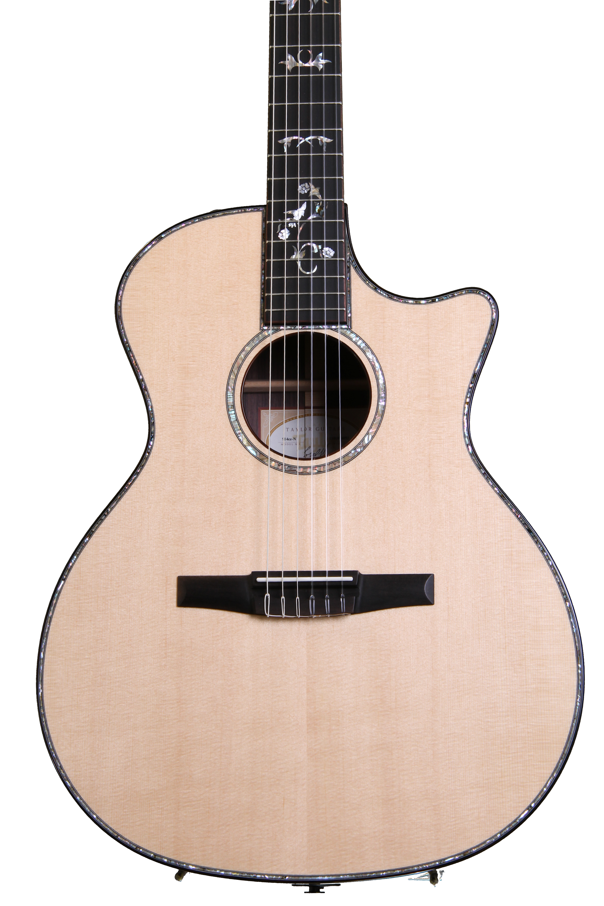 Taylor 914ce-N Grand Auditorium - Nylon, Cutaway, Electronics, Na