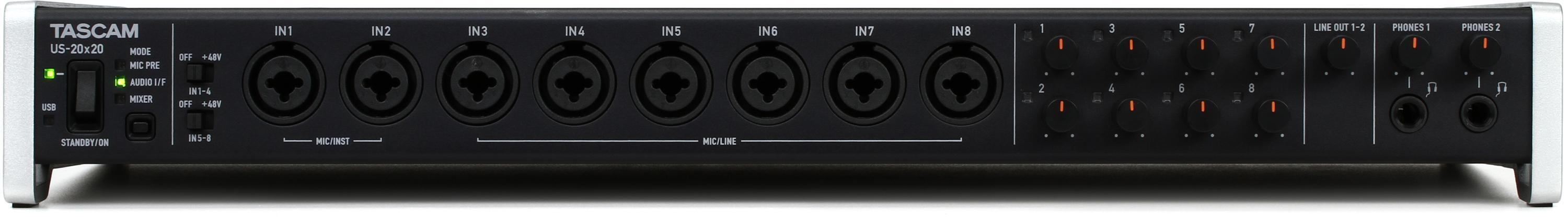 TASCAM Celesonic US-20x20 USB 3.0 Audio Interface