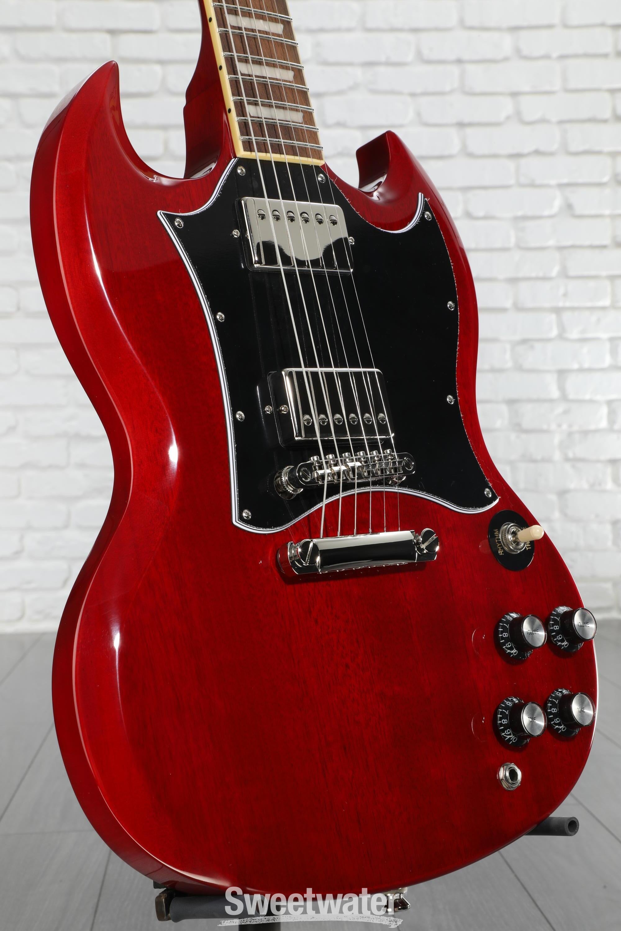 Epiphone SG スタンダード Epiphone SG Standard Electric Guitar - Cherry | Sweetwater