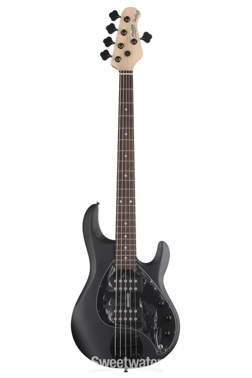 Sterling By Music Man StingRay RAY5HH Bass Guitar - Stealth Black 