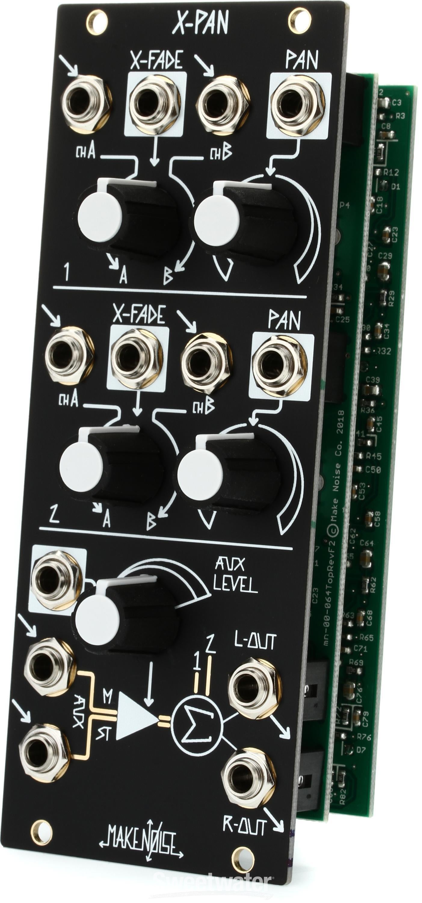 Make Noise X-Pan Five Channel Voltage Controlled Stereo Mixer