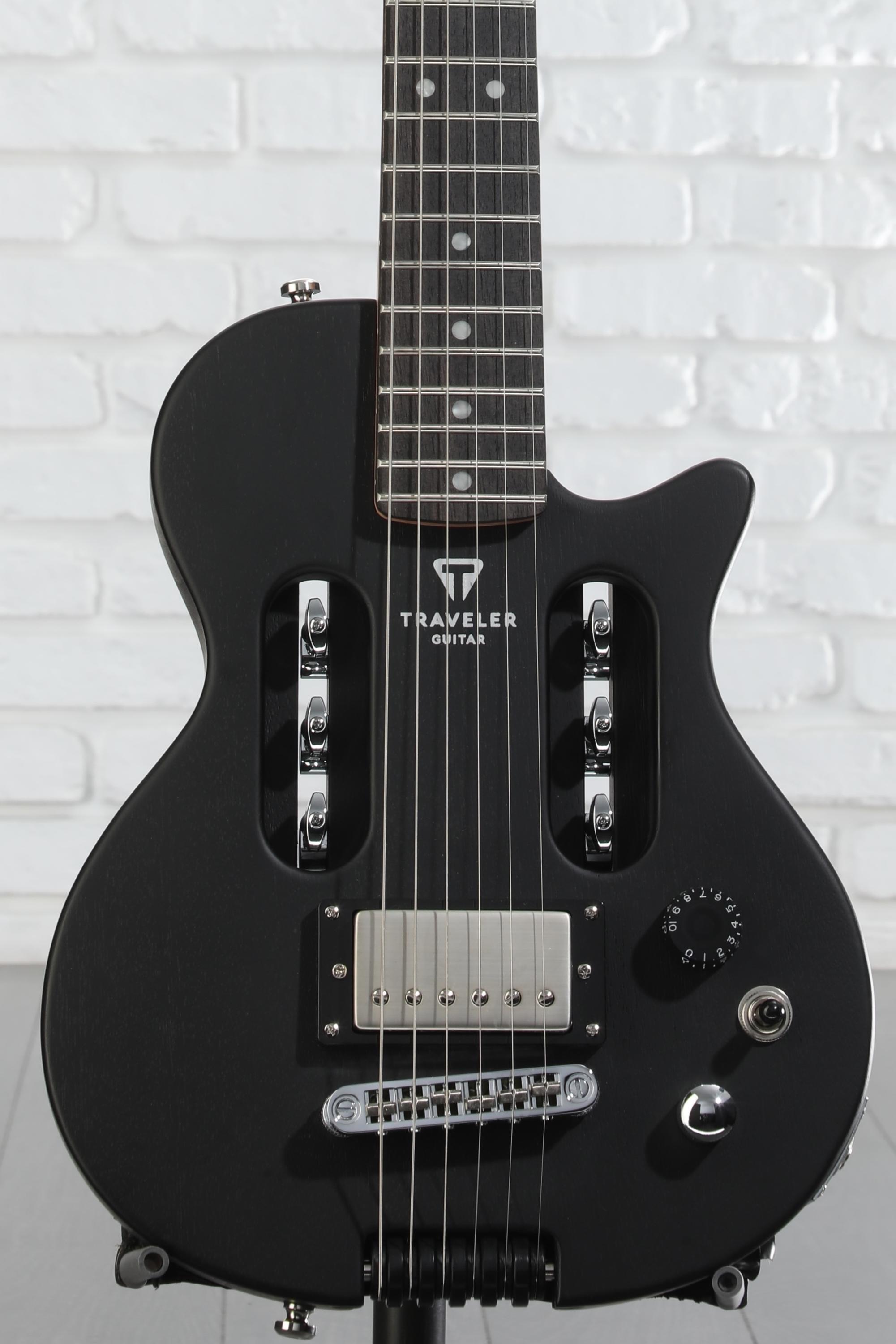Traveler Guitar EG-1 Mod X Electric Guitar - Black Satin
