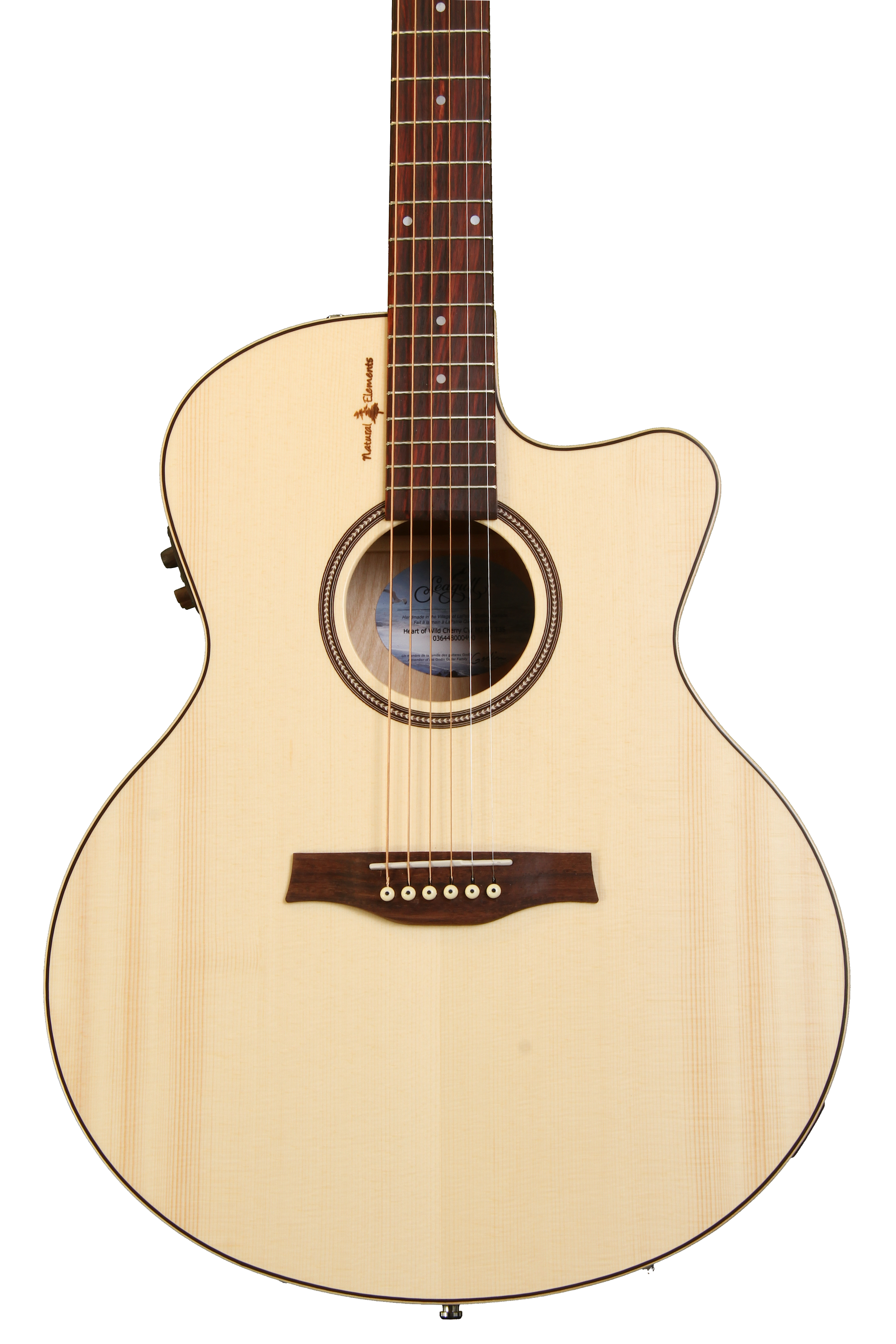 Seagull Guitars Natural Elements CW Mini-Jumbo SG - Heart of Wild