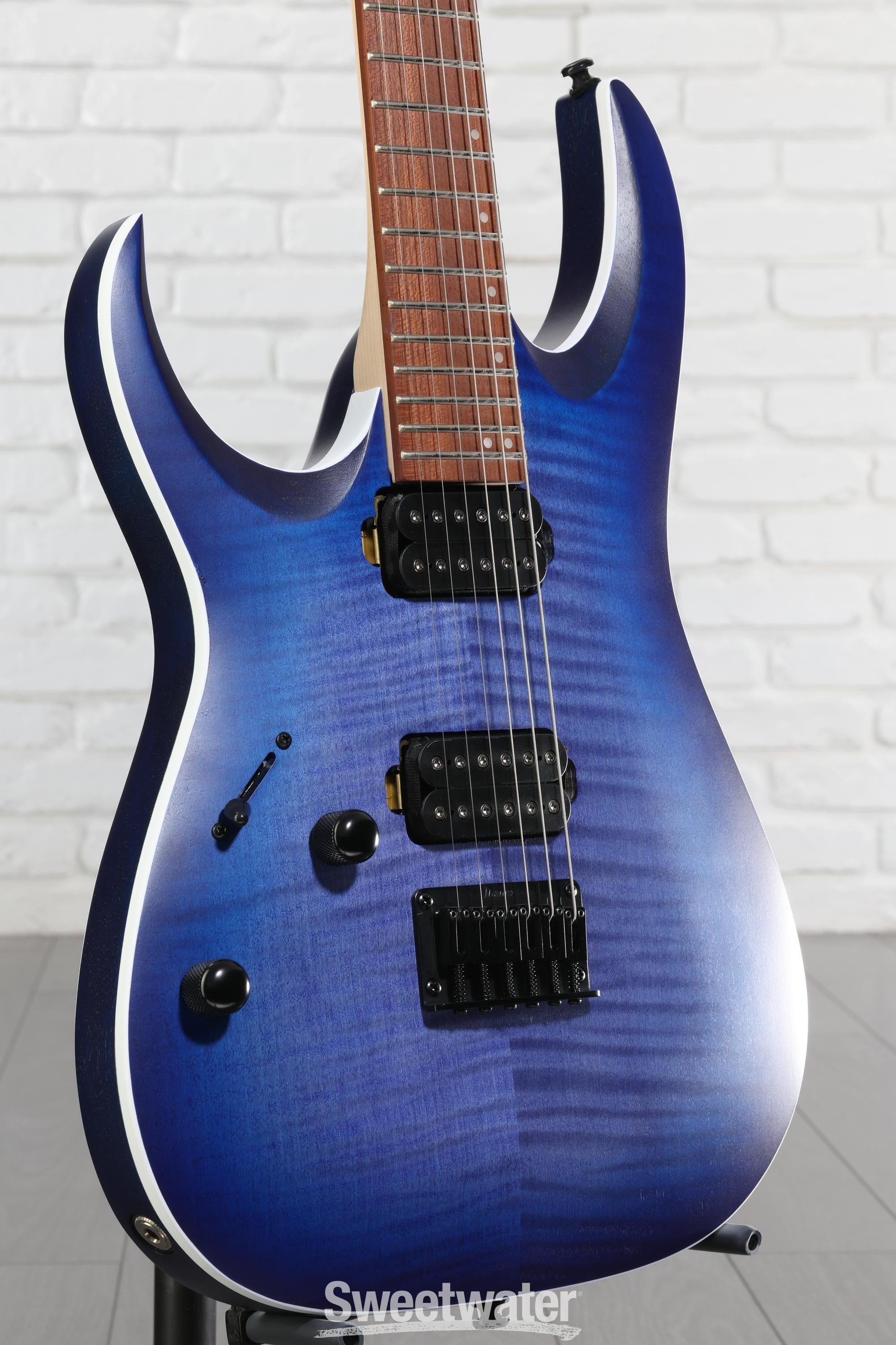 Ibanez Standard RGA42FML Left-handed - Blue Lagoon Burst Flat