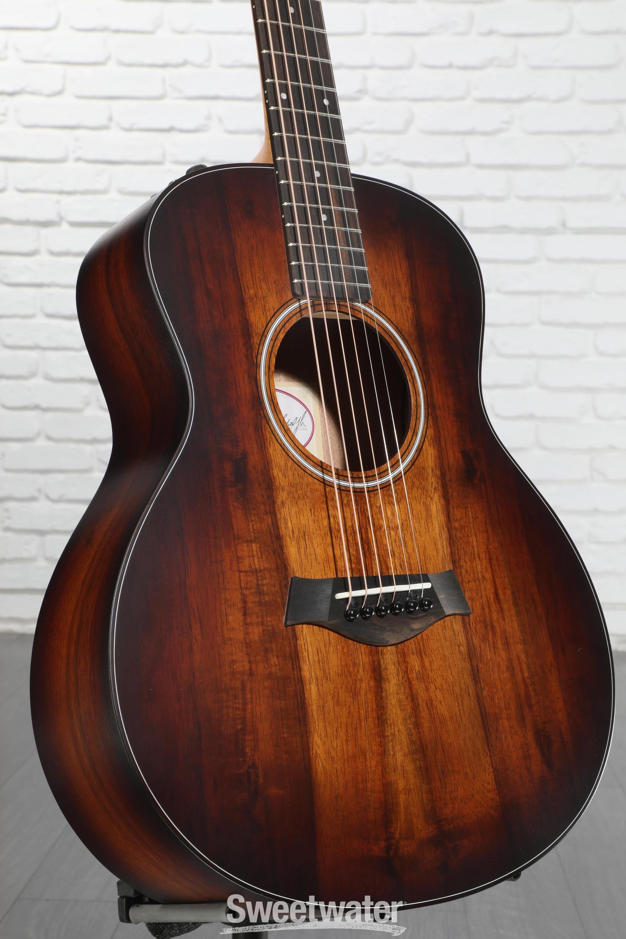 Taylor GS Mini-e Koa　超美品　ES-Bピックアップ Amazon.com: Taylor GS Mini-e Solid Koa Top ESB w/Gig Bag with case