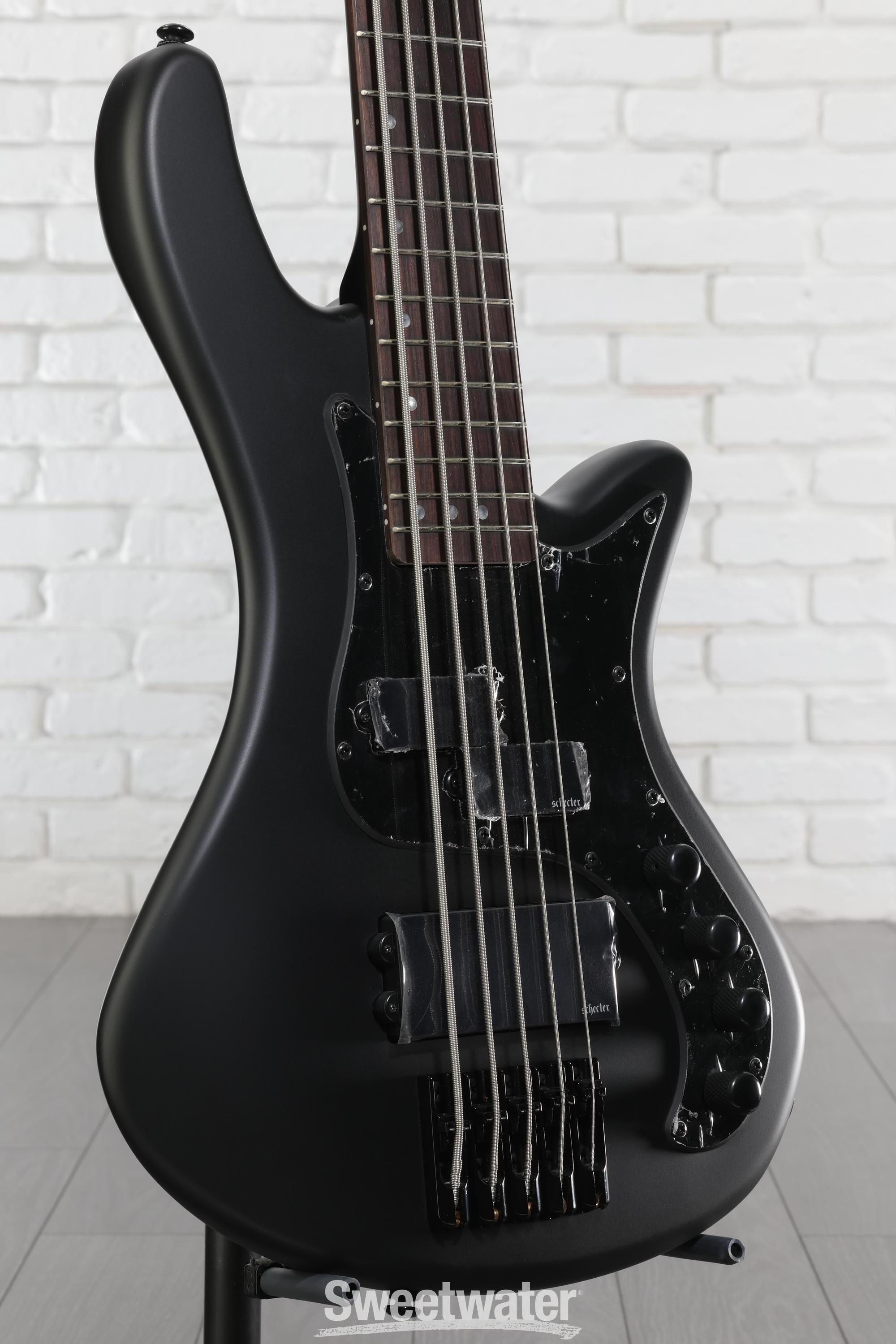 Schecter Stiletto Stealth-5 5-string Electric Bass Guitar - Satin