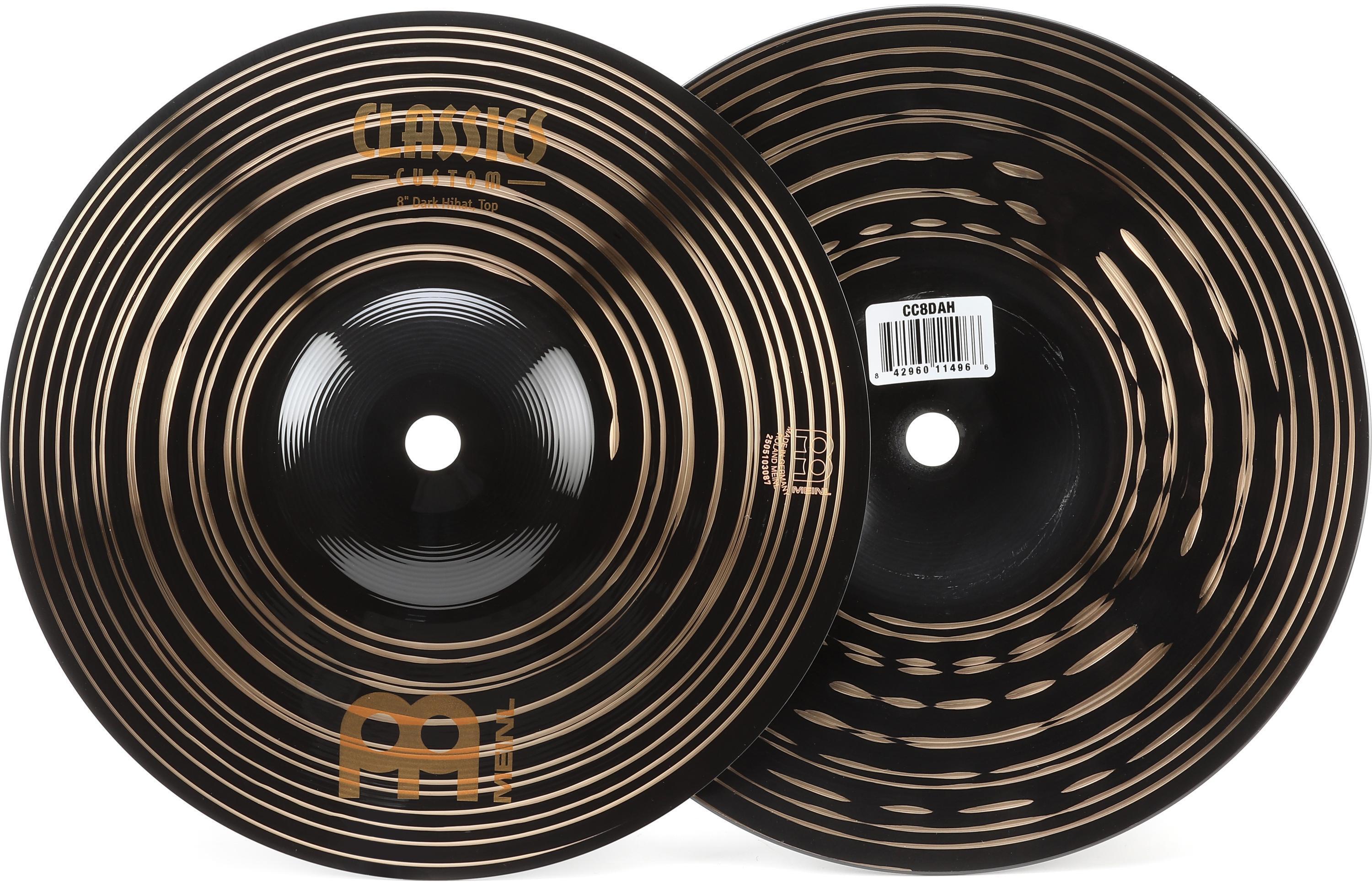 Photo of Meinl Cymbals Classics Custom Dark Micro Stack Mini Hi-hats - 8 inches
