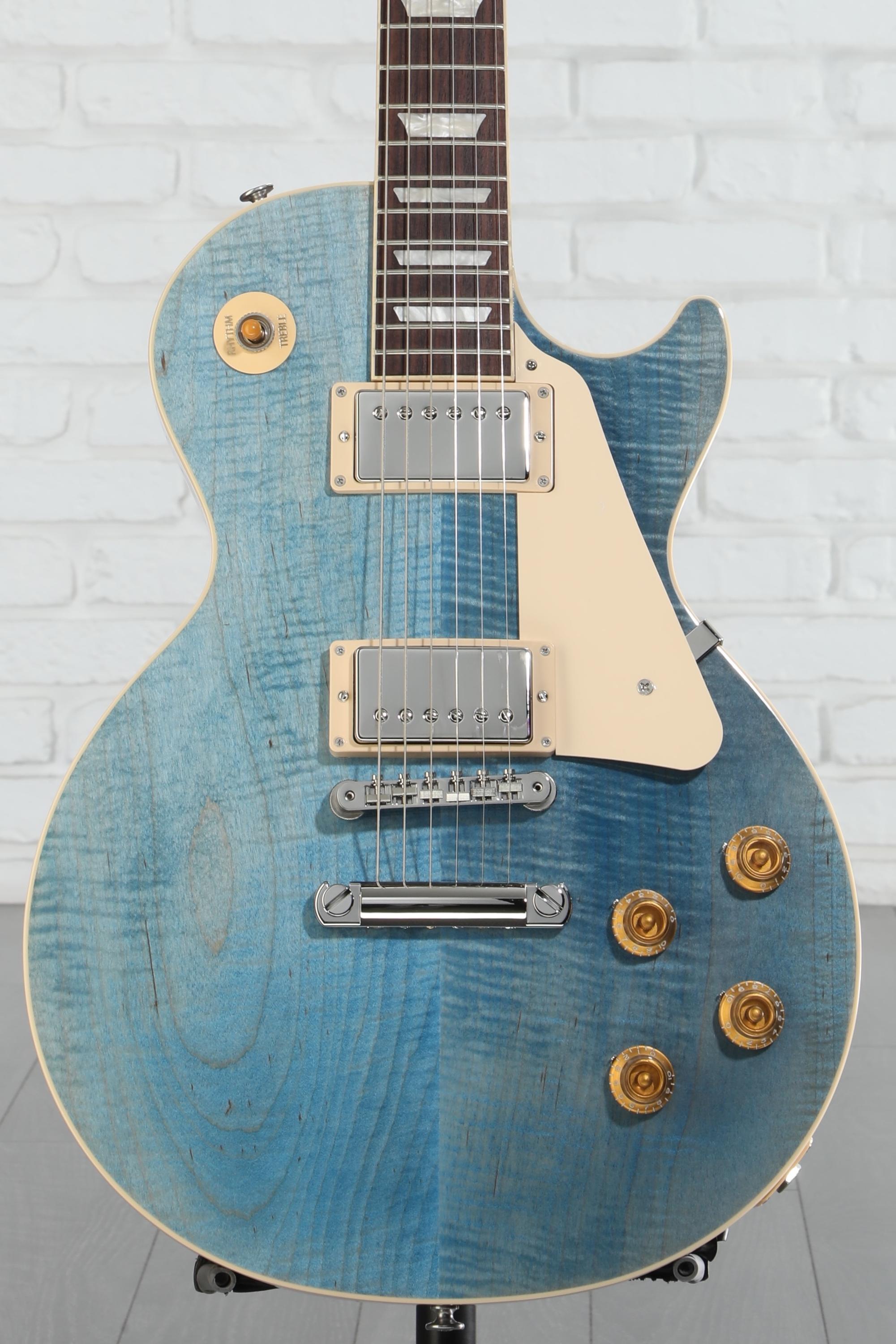 ゆ*ち様 Gibson Les Paul Traditional Ocean B Gibson Les Paul Traditional - Ocean Blue | Sweetwater