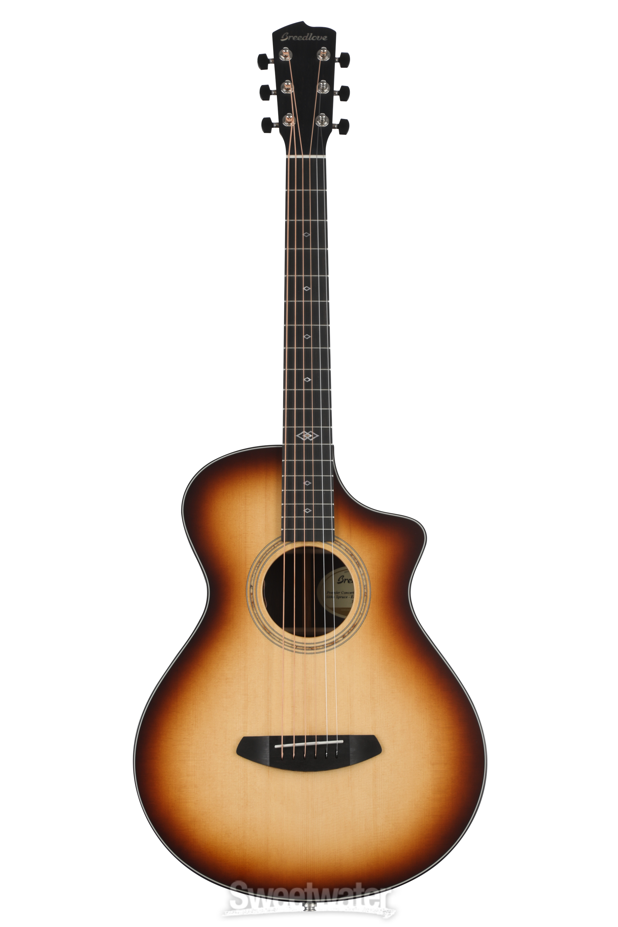 Breedlove Premier Concertina CE Acoustic-electric Guitar - Burnt
