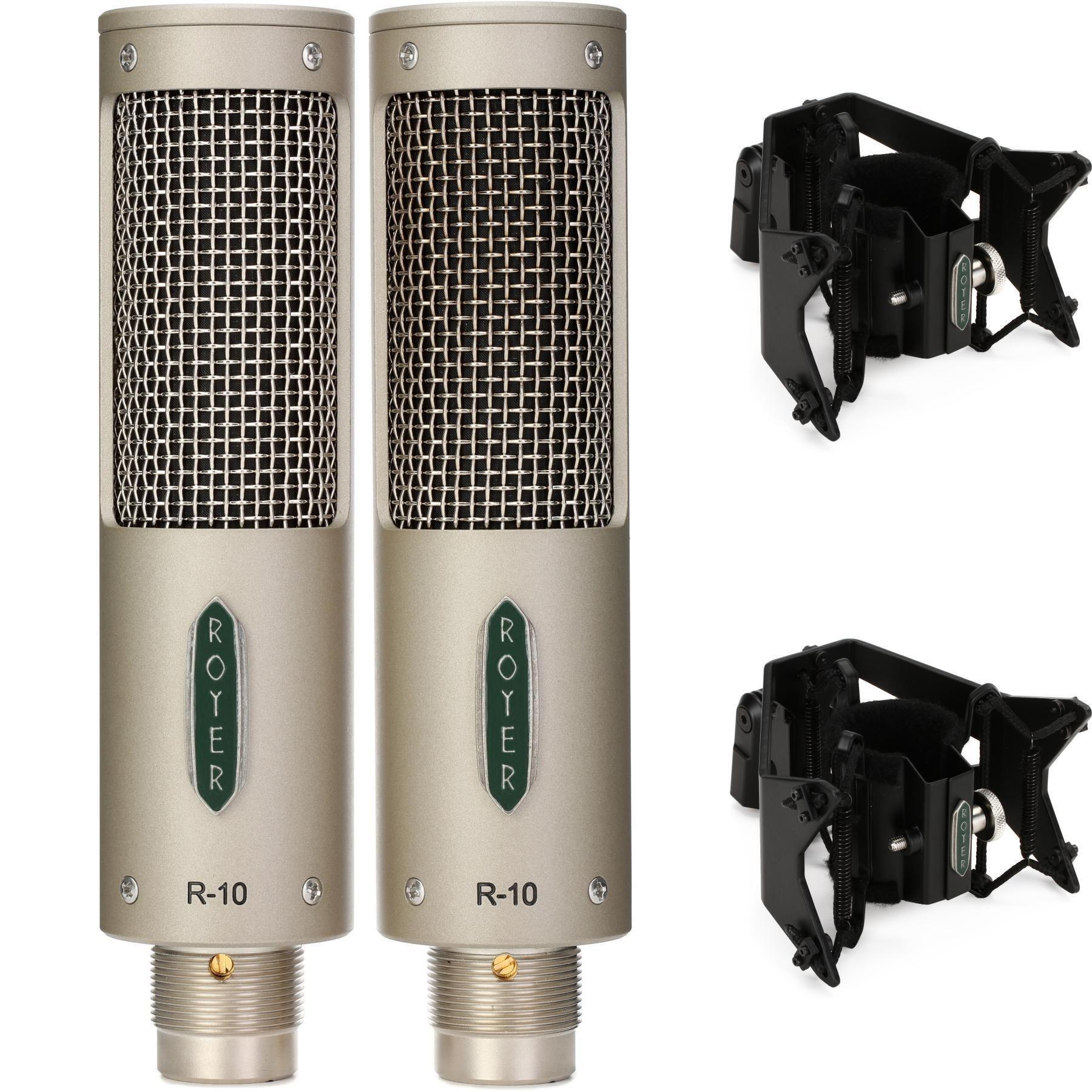 Royer R-10 Ribbon Microphone - Matched Pair | Sweetwater