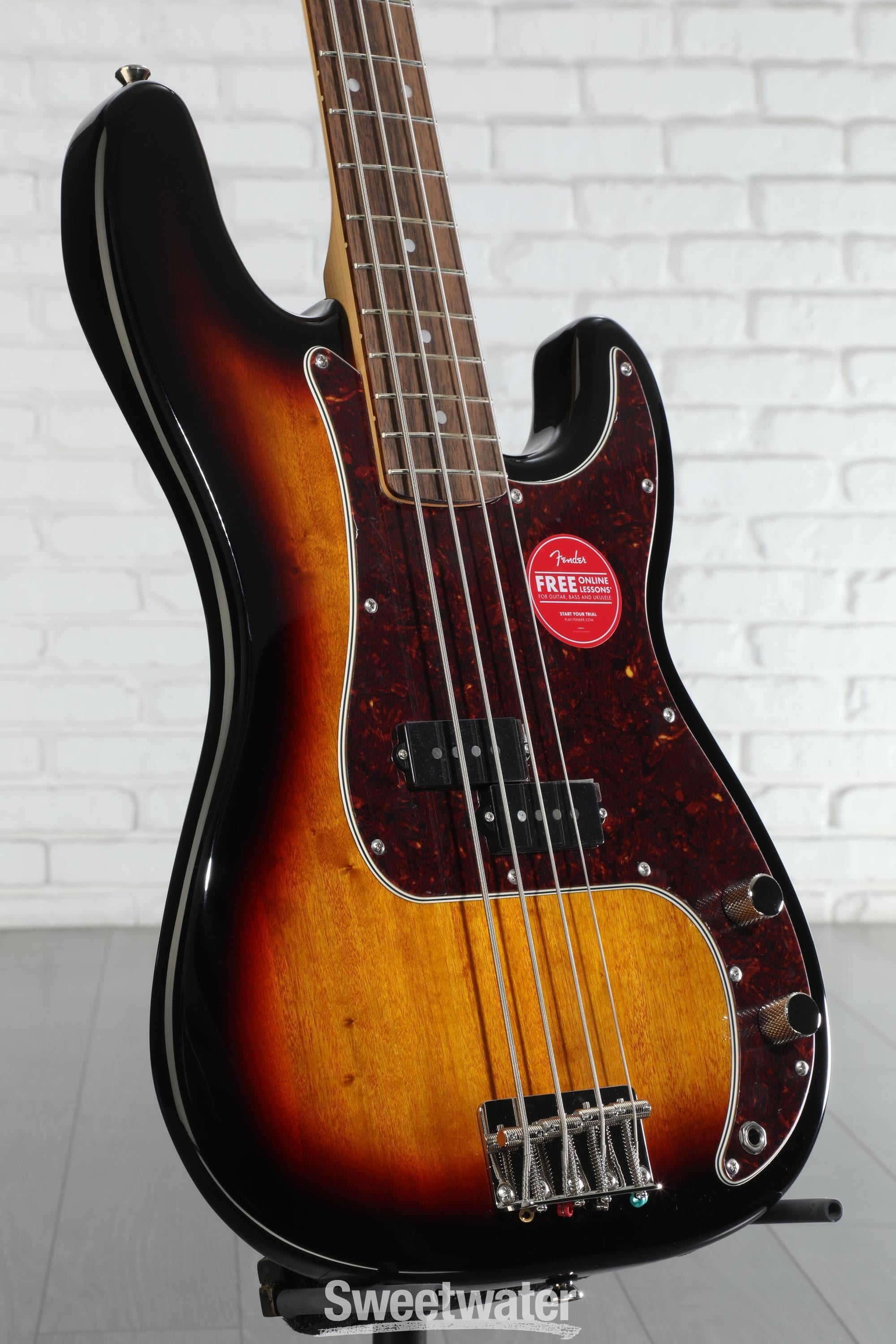 Squier Classic Vibe '60s Precision Bass - 3-Tone Sunburst | Sweetwater