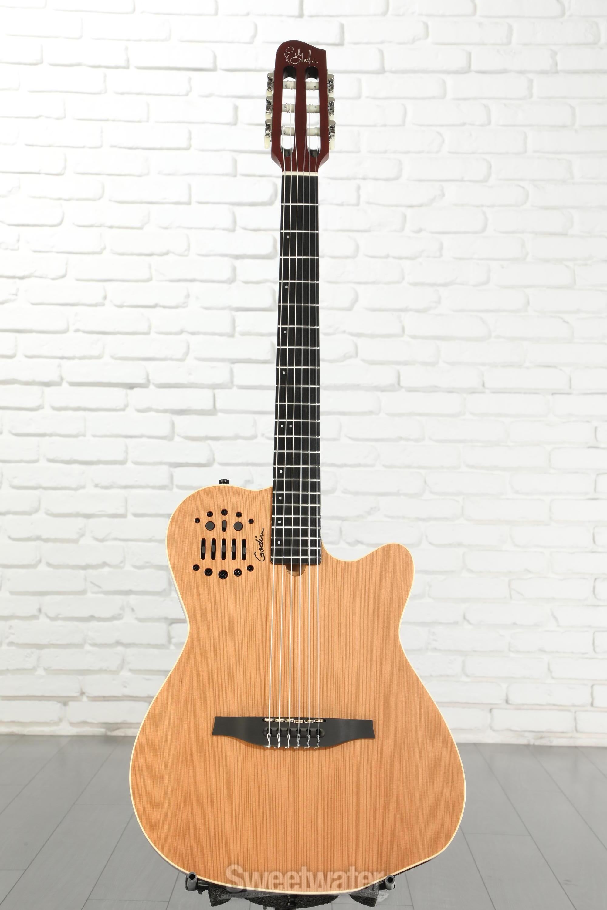 Godin ACS-SA Slim, Nylon String Acoustic-Electric Guitar - Natural