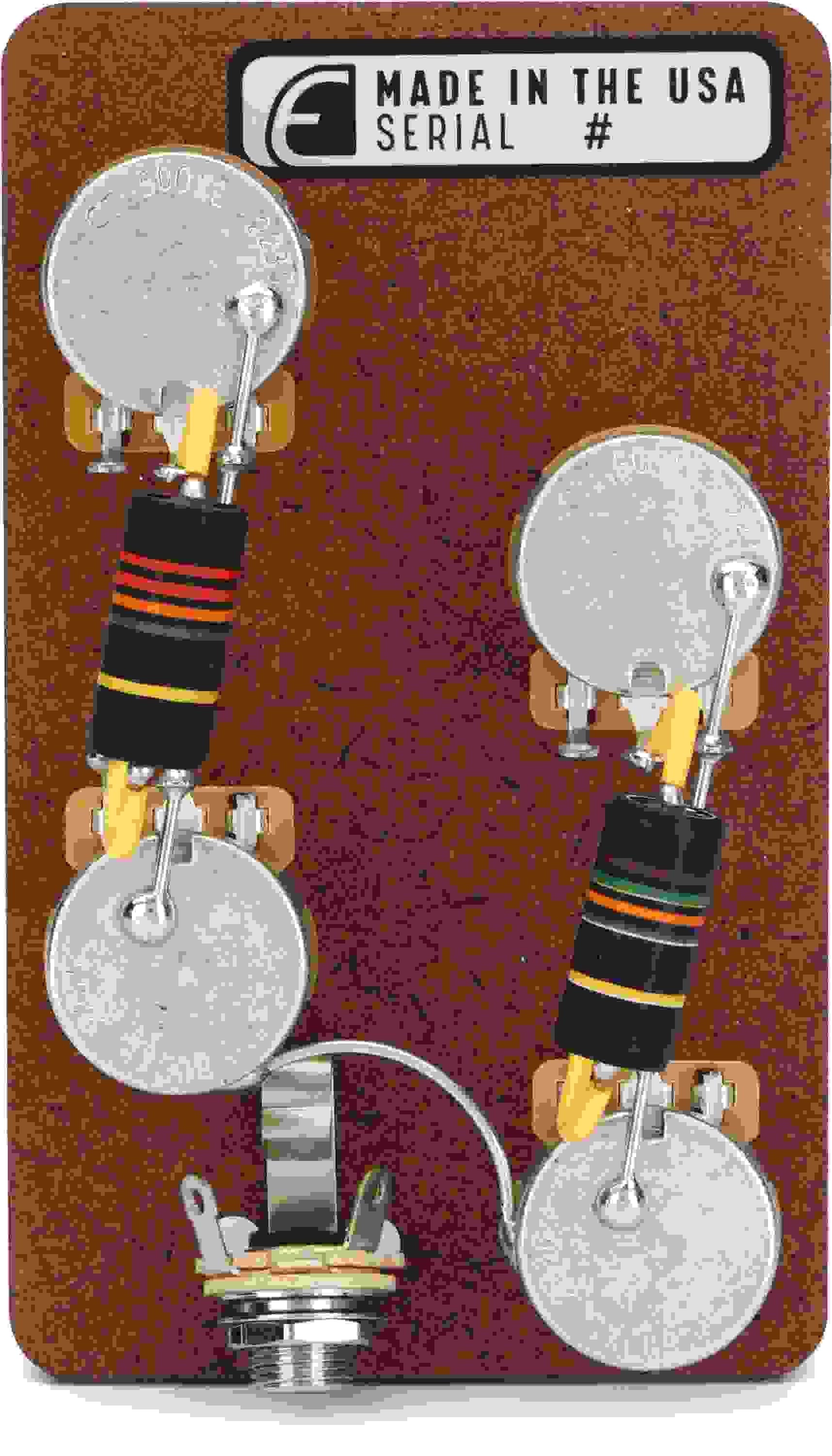 Emerson Custom Prewired Kit For Gibson Les Paul Guitars Long Shaft Sweetwater 4428