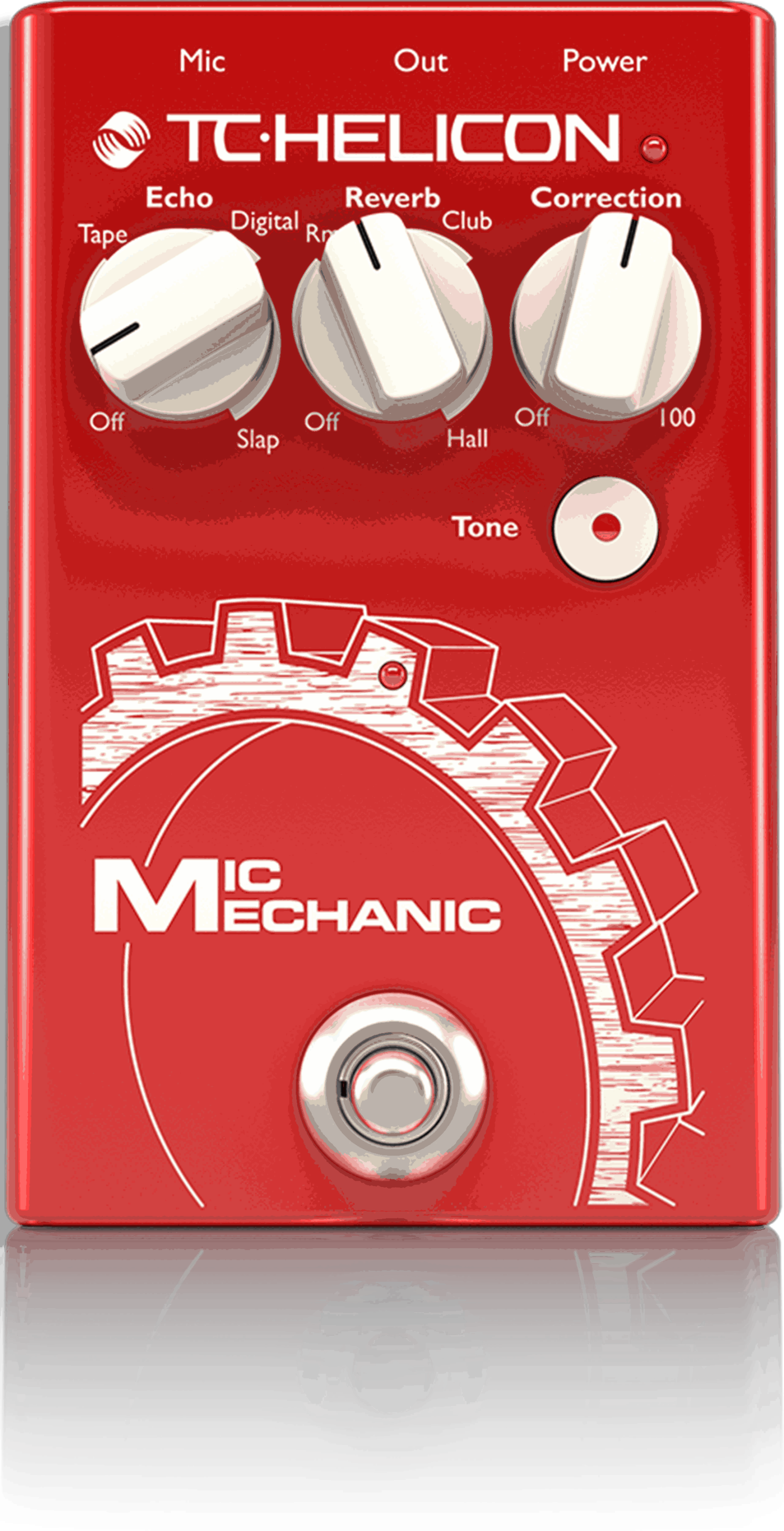 TC-Helicon Mic Mechanic 2 Vocal Effects Pedal | Sweetwater