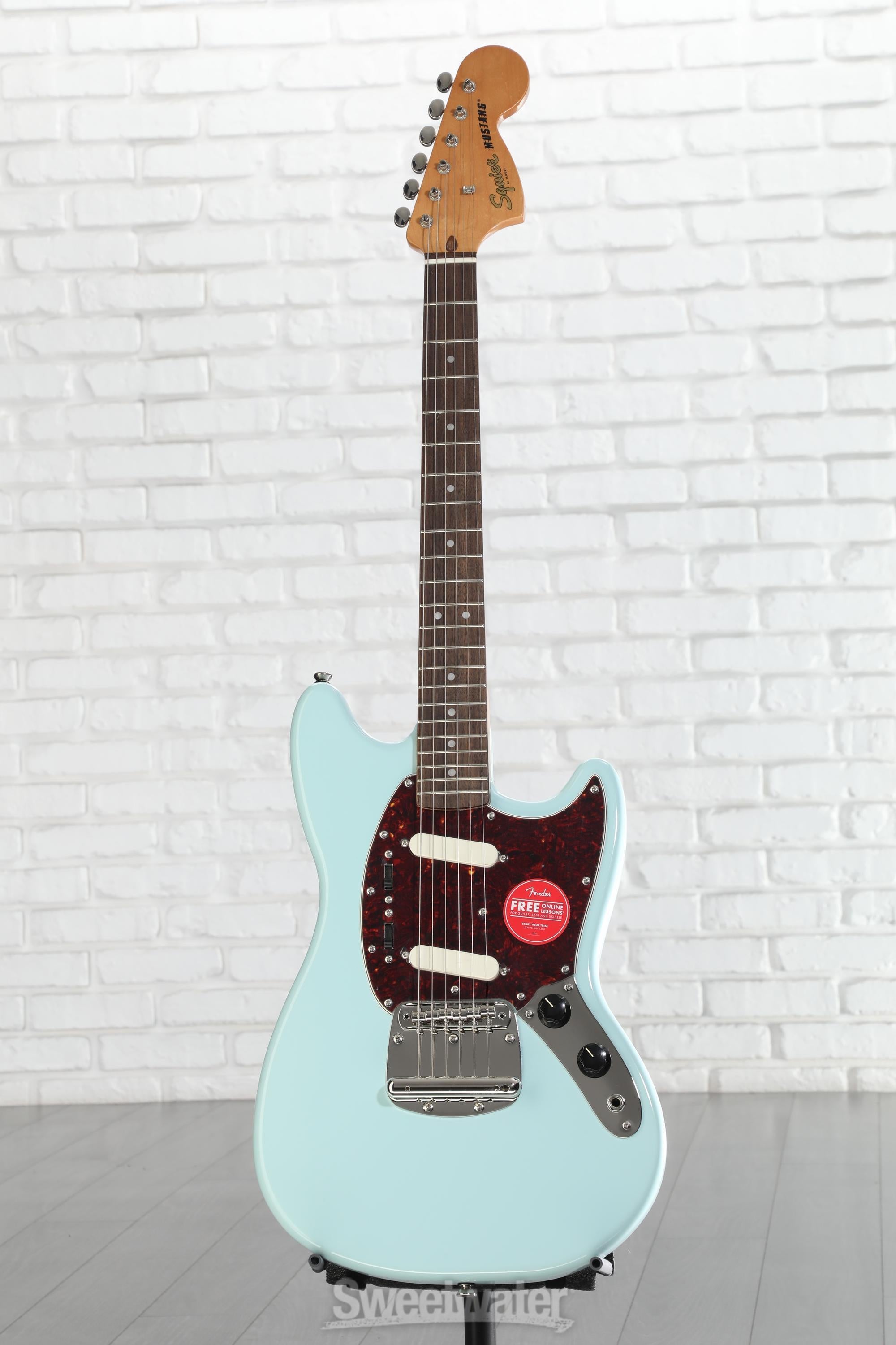 Squier Classic Vibe '60s Mustang Electric Guitar - Sonic Blue