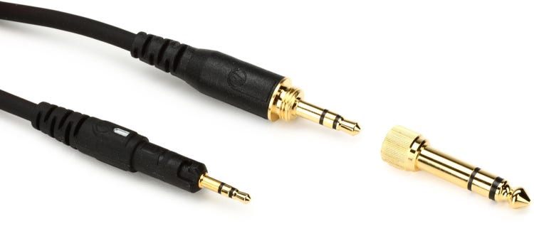 2.5mm Male to 3.5mm Male Stereo Audio Adapter Cable Cord Headphone Mic  Connect