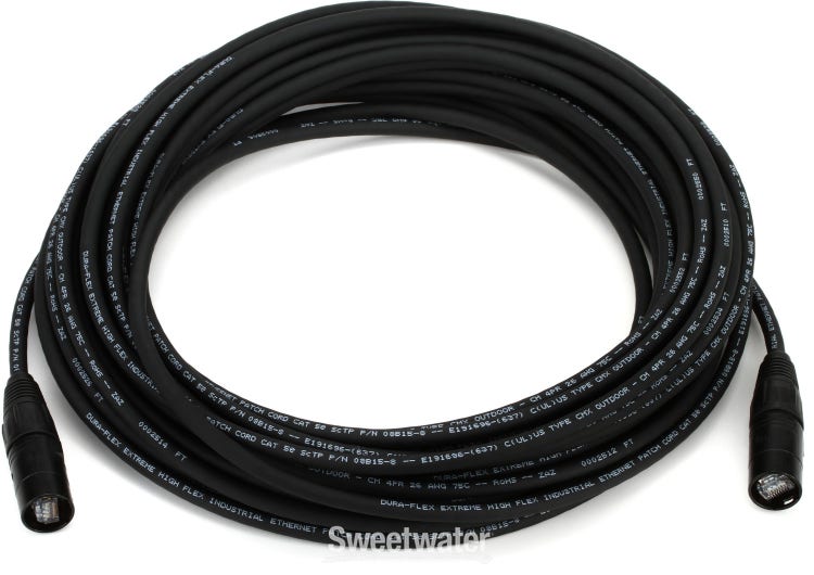 Whirlwind ENC2S050 Shielded Cat 5e Cable with etherCON Connectors - 50 foot