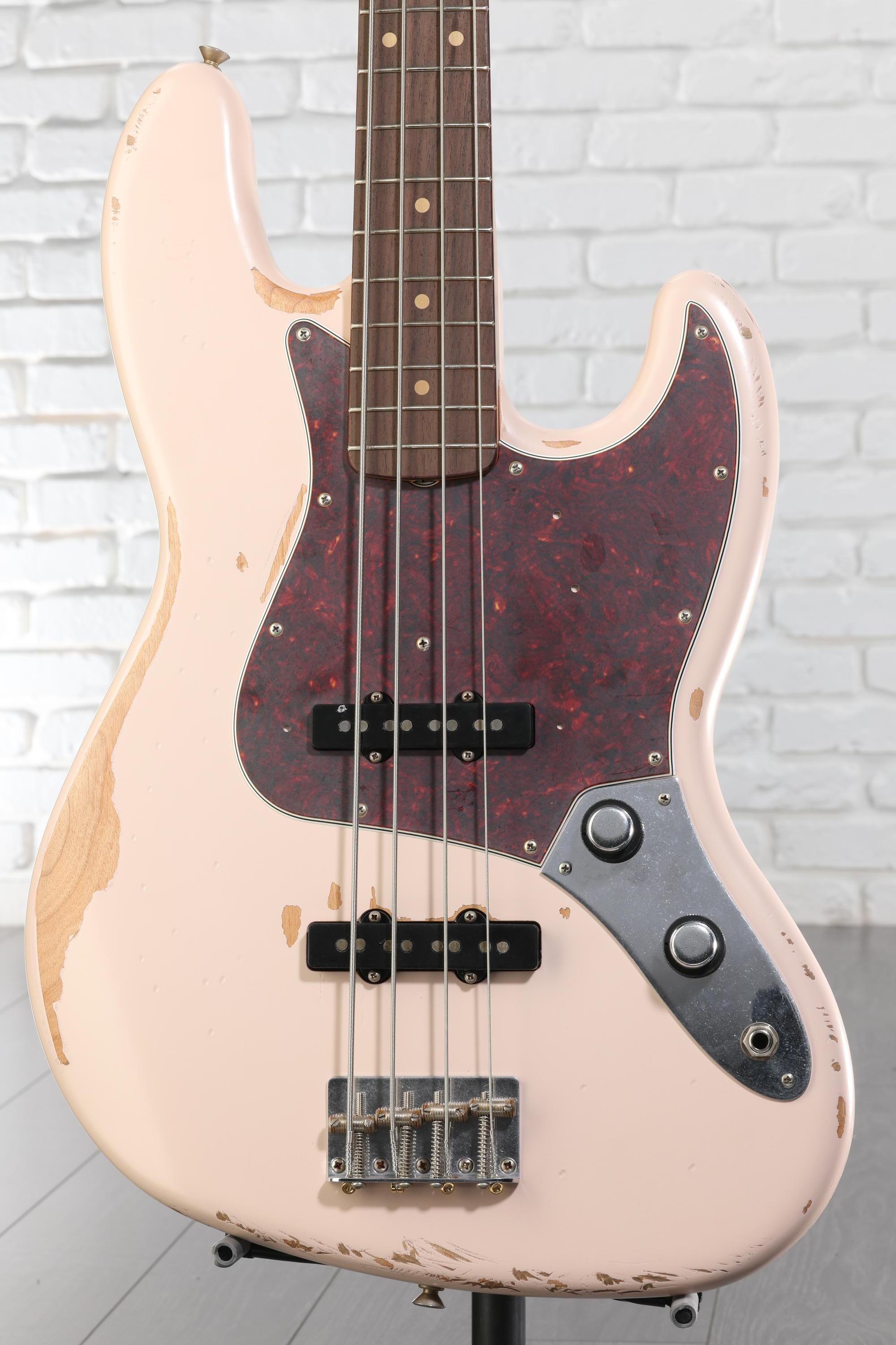 ベース fender mexico flea jazz bass Fender Flea Jazz Bass - Shell Pink, Road Worn | Sweetwater