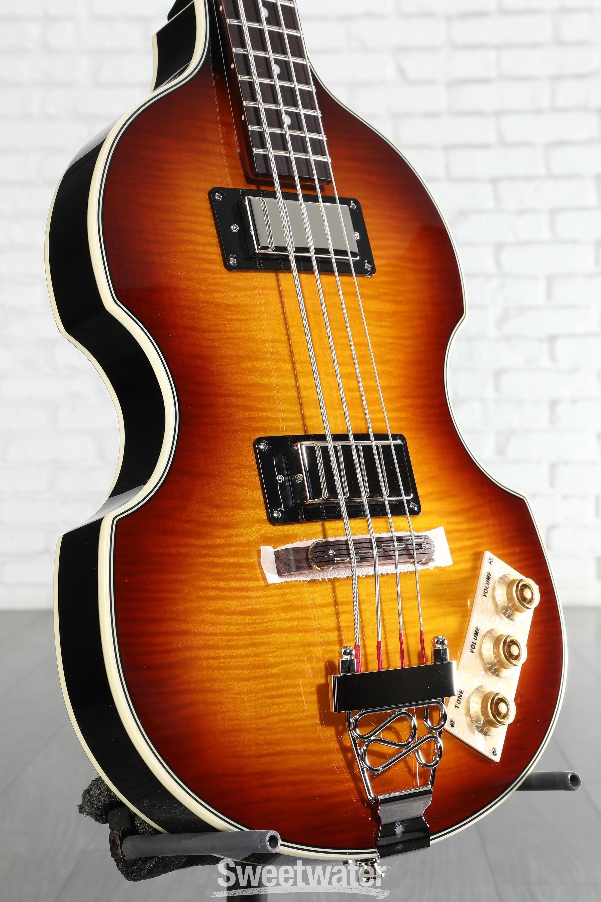 Epiphone Viola Bass - Vintage Sunburst Reviews | Sweetwater