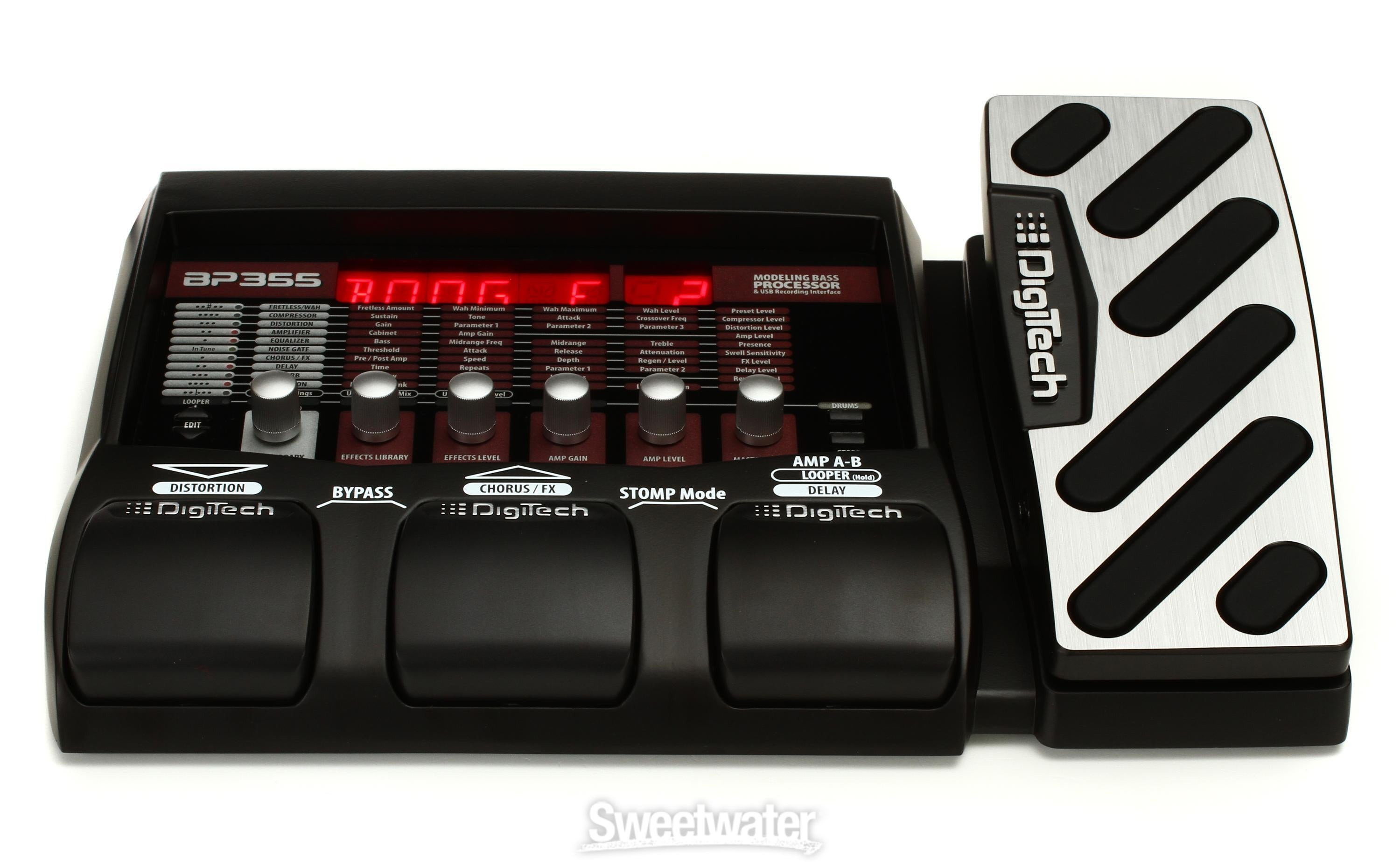 DigiTech BP355 Bass Multi-FX Pedal with USB | Sweetwater