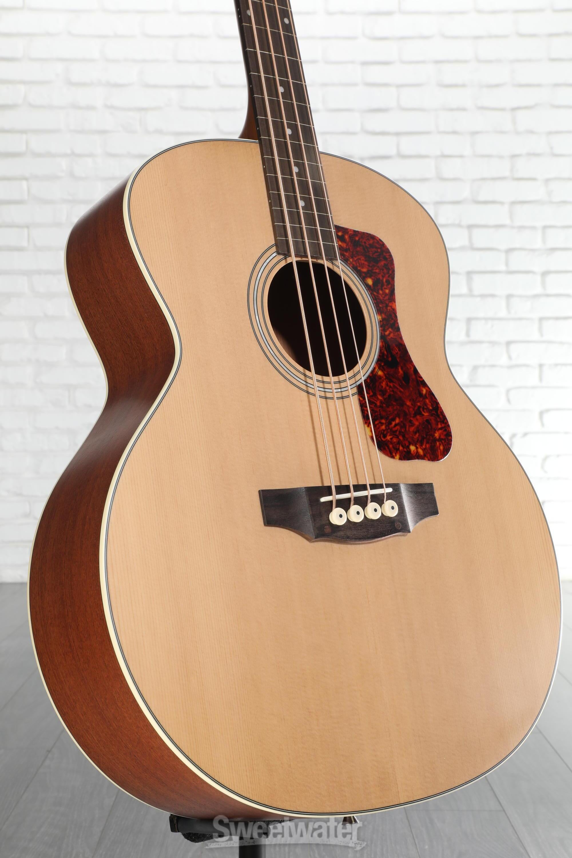 Guild B-240EF Fretless Concert Acoustic-electric Bass Guitar