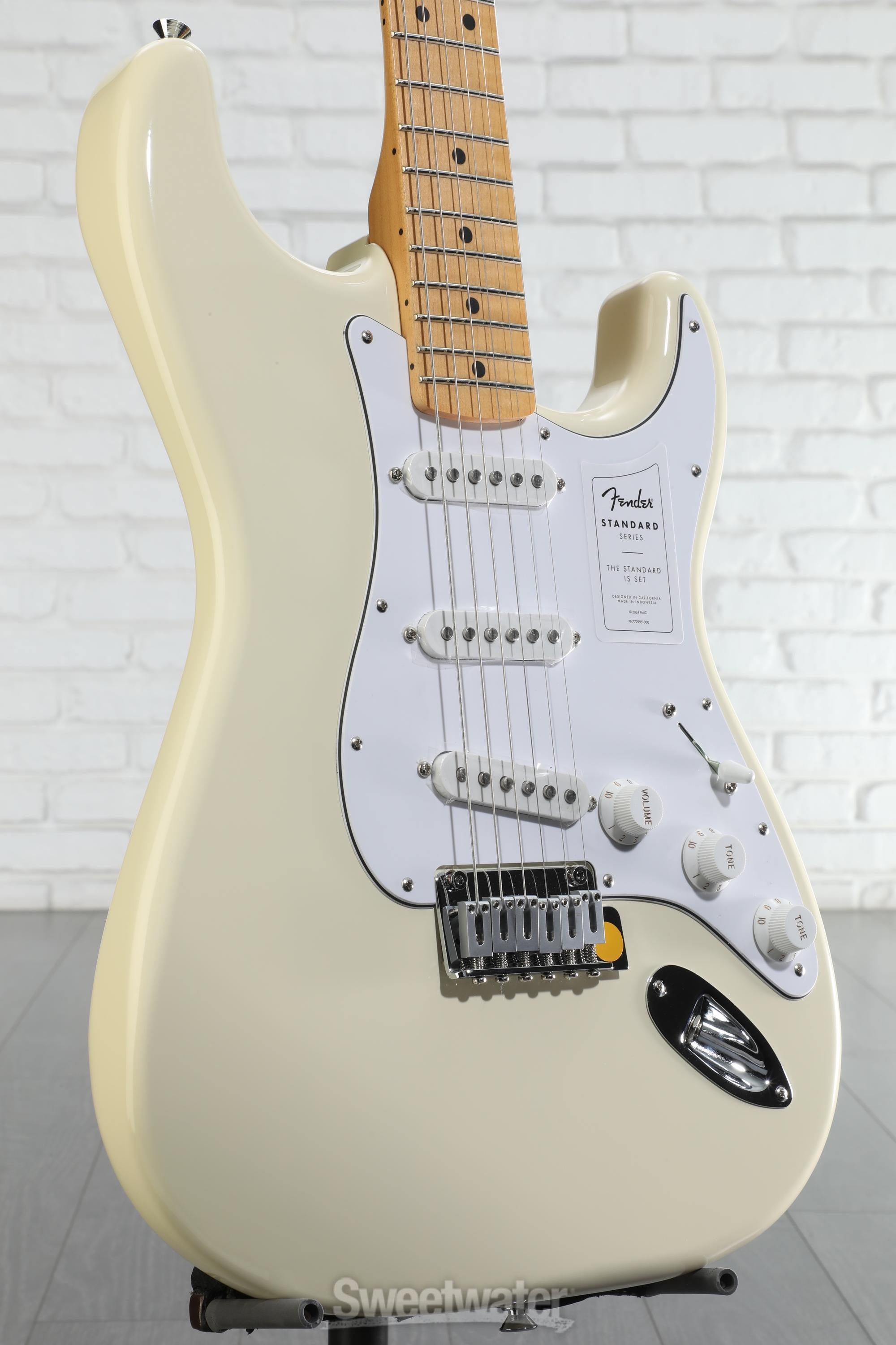 Fender Standard Stratocaster Electric Guitar - Olympic White